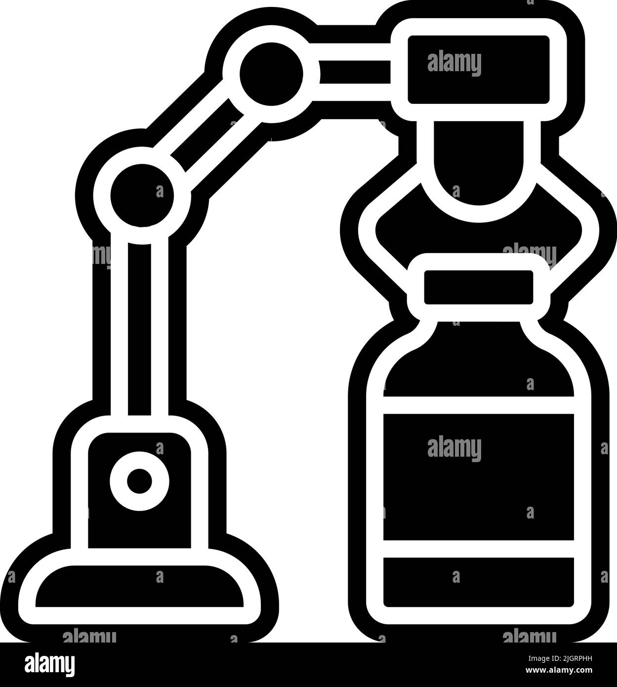 Icona medicina chimica . Illustrazione Vettoriale