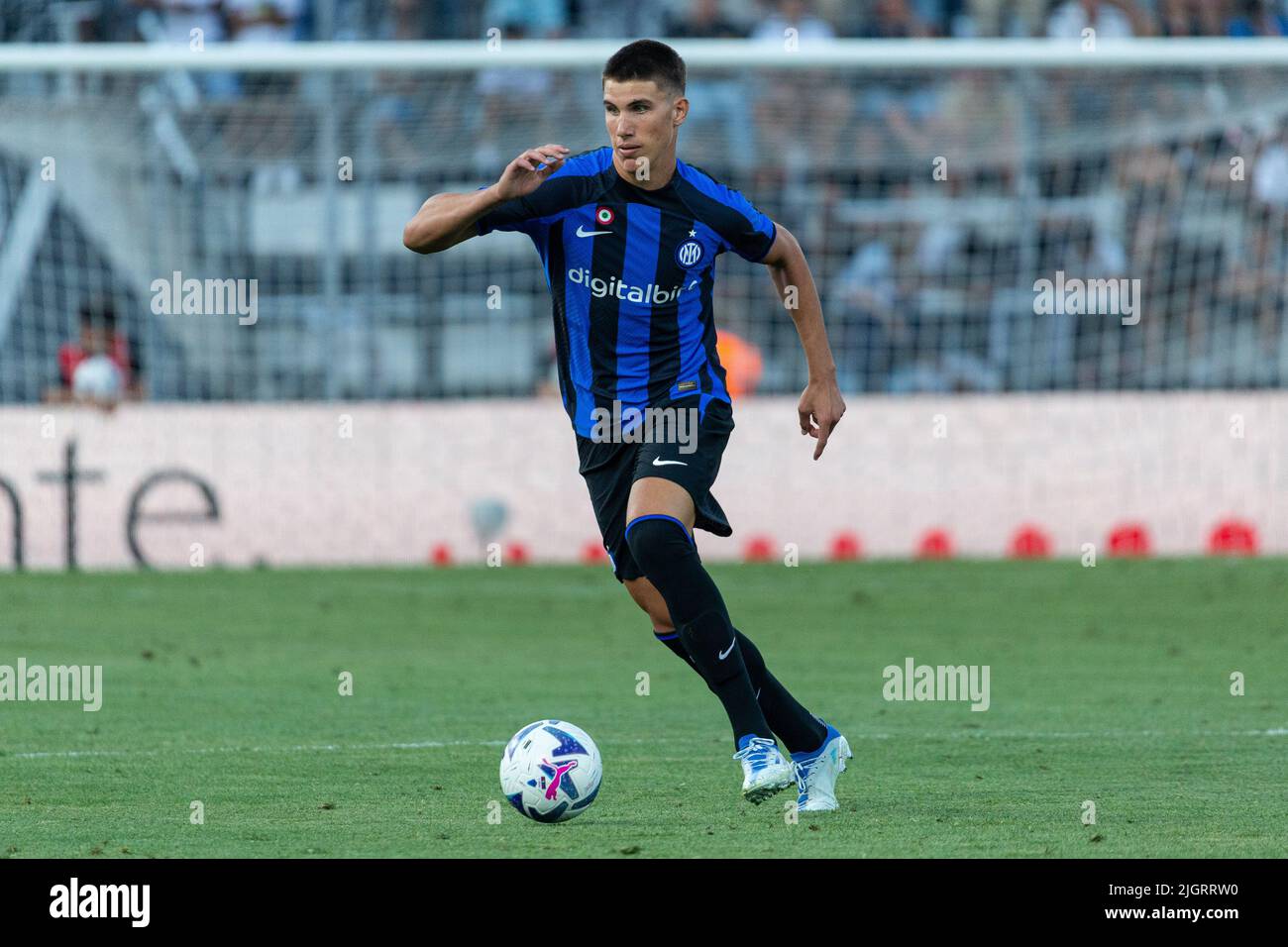 Lugano, Svizzera - luglio 12 2022 -- Lugano- F.C. Partita Internazionale pre-stagione - casadei cesare F.C. Internazionale Foto Stock