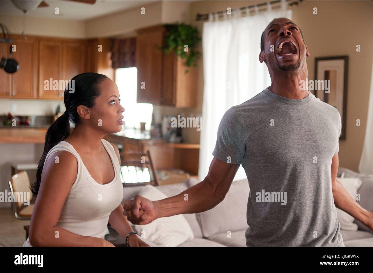 Essenza Atkins, Marlon Wayans, un Haunted House, 2013 Foto Stock