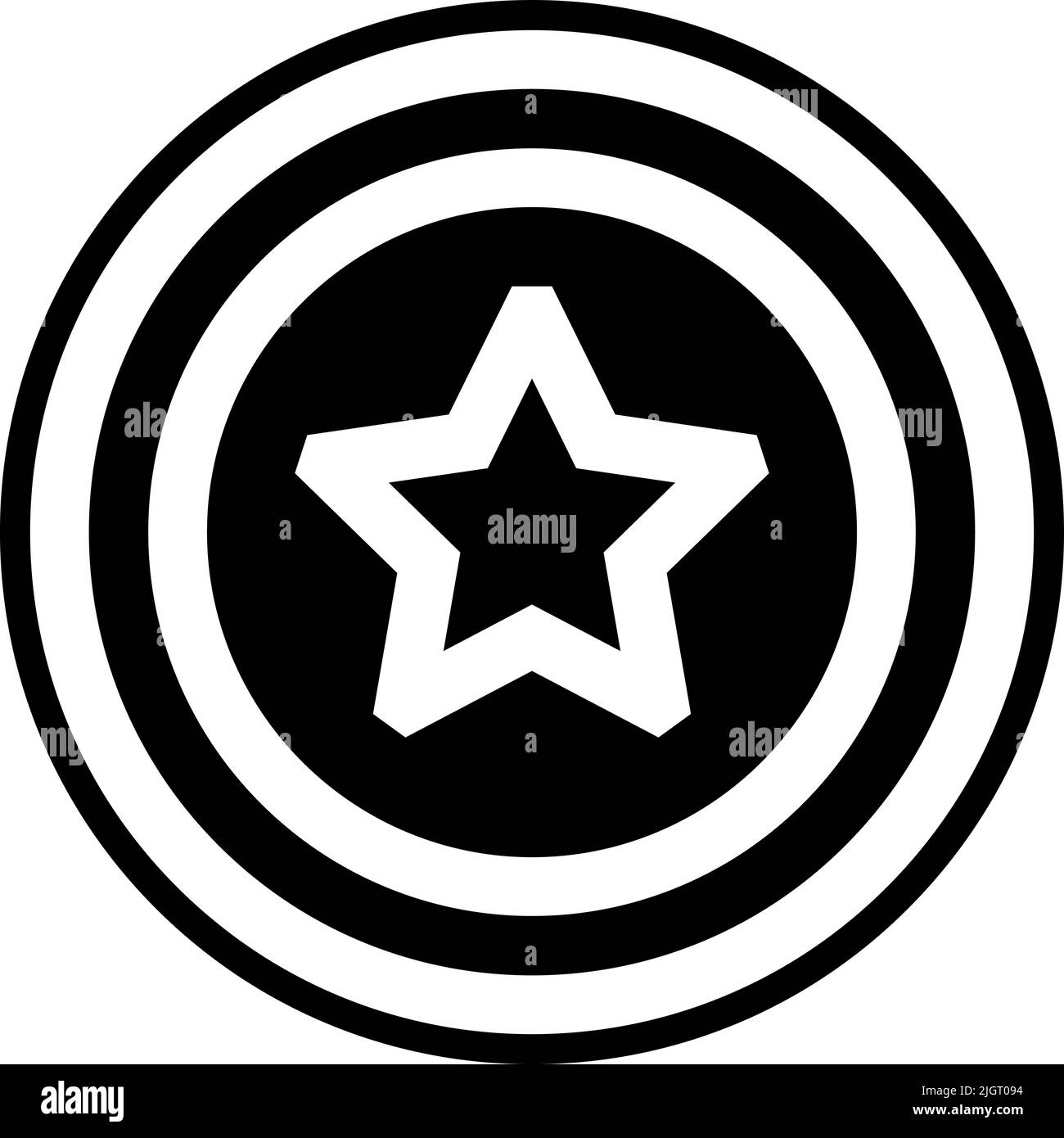 Icona moneta da gioco . Illustrazione Vettoriale