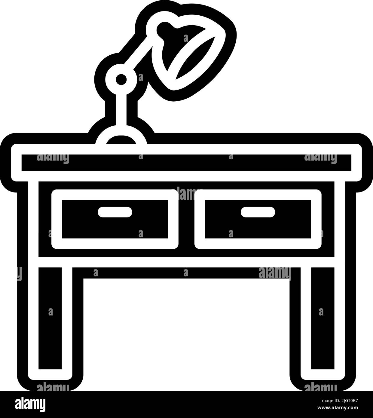 Icona dello studio dei mobili . Illustrazione Vettoriale