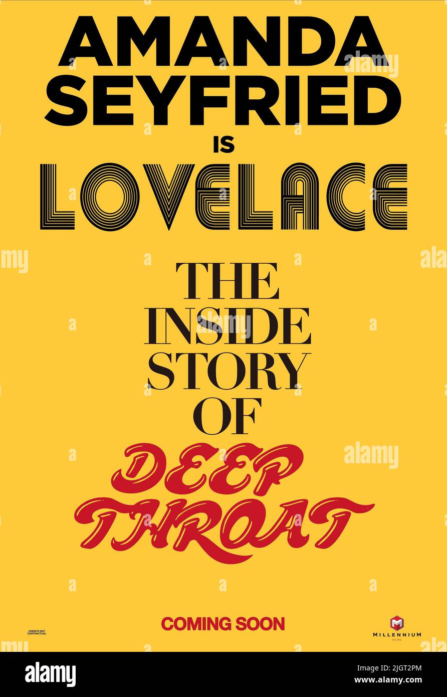 POSTER del filmato, LOVELACE, 2013 Foto Stock