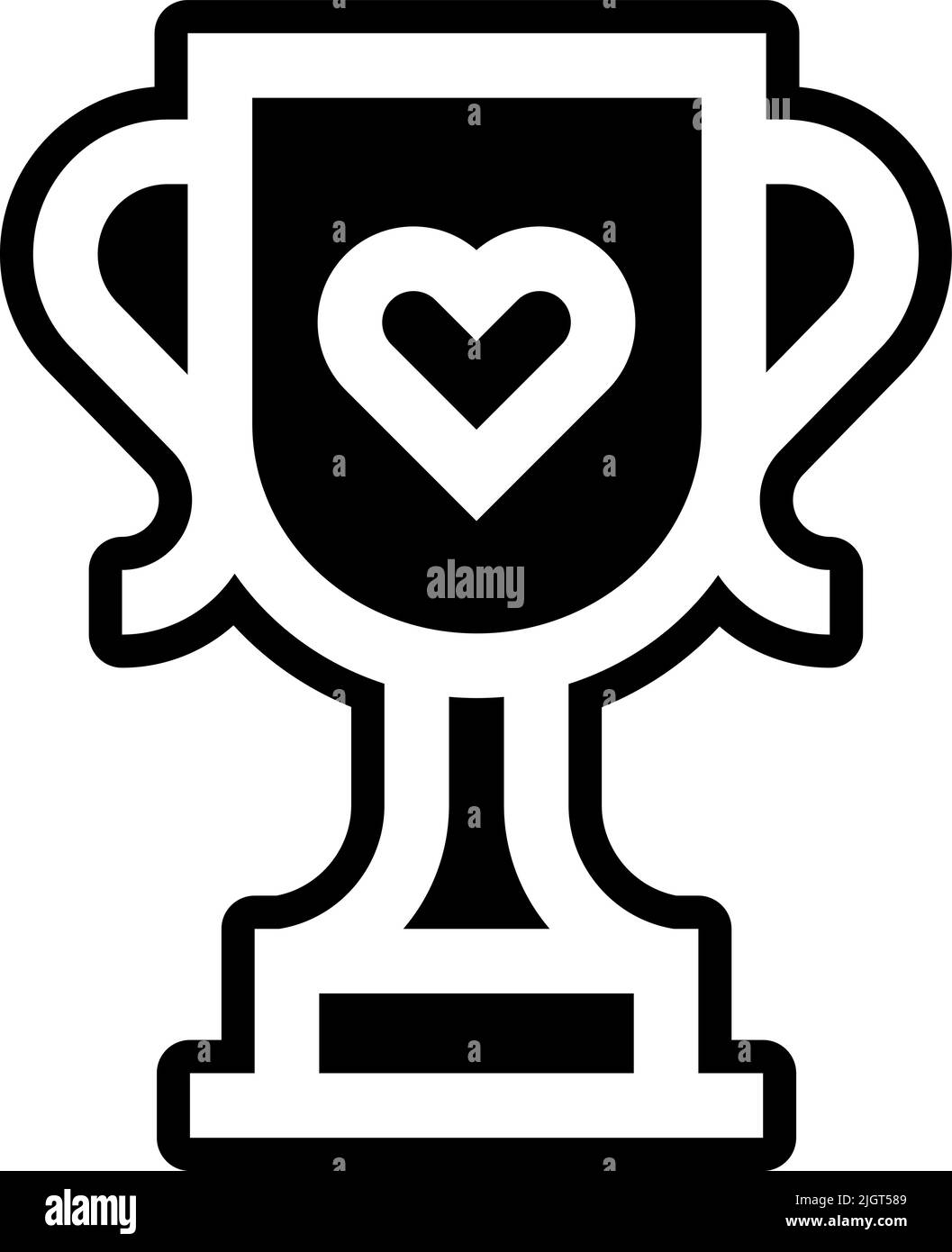 Icona trofeo di convalida della valutazione . Illustrazione Vettoriale