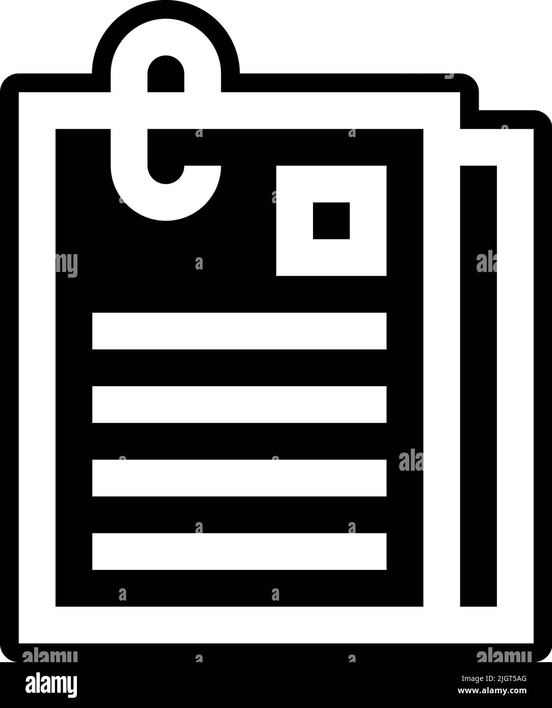 Mostra l'icona dello script . Illustrazione Vettoriale