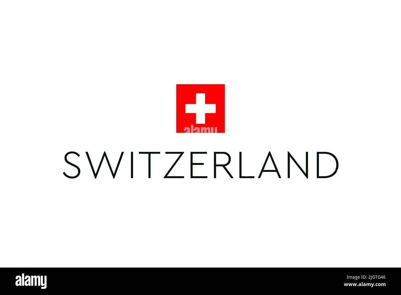 Giornata nazionale della Svizzera. Costituzione della Confederazione svizzera in data 1st agosto. Sfondo della bandiera svizzera. Foto Stock