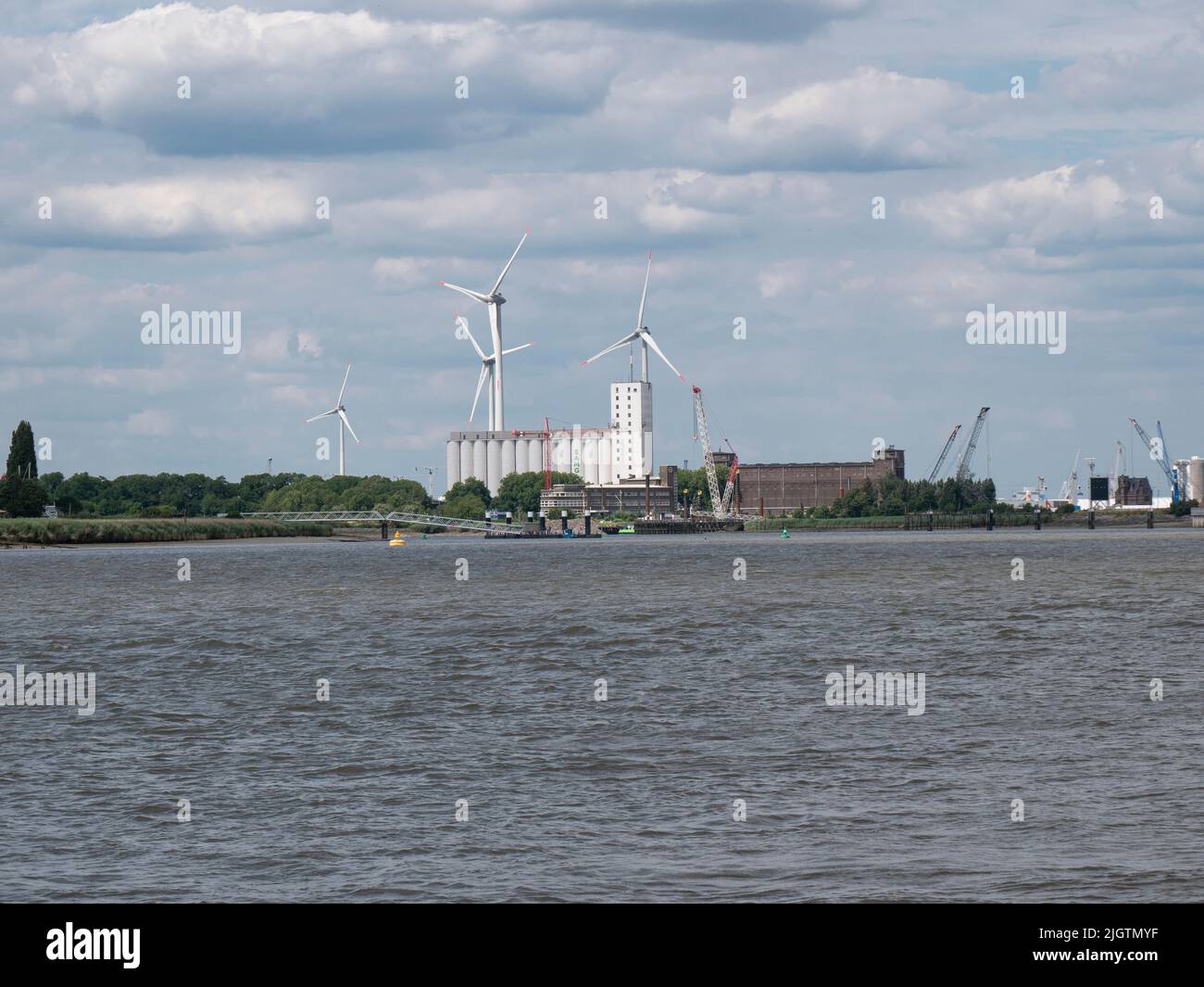 Anversa (Belgio), 02 luglio 2022, Sagma è una società portuale situata nel molo sud di Anversa Foto Stock