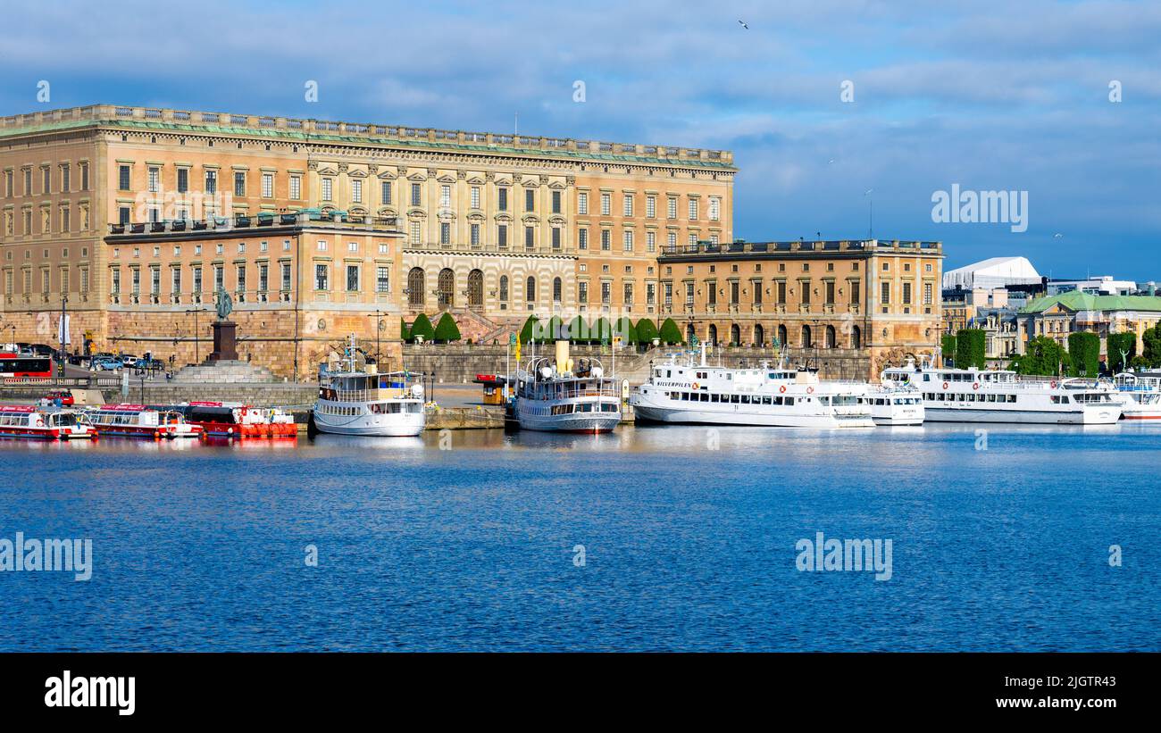 Palazzo reale di Svezia a Stoccolma Foto Stock