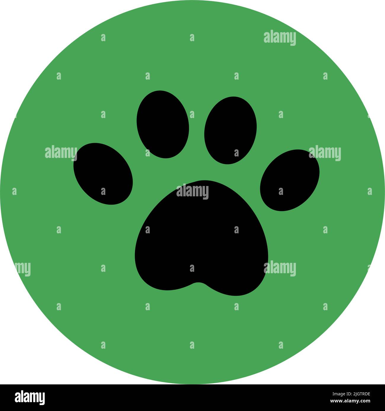 Rifugio animale volontario semi-piatto elemento vettoriale colore Illustrazione Vettoriale