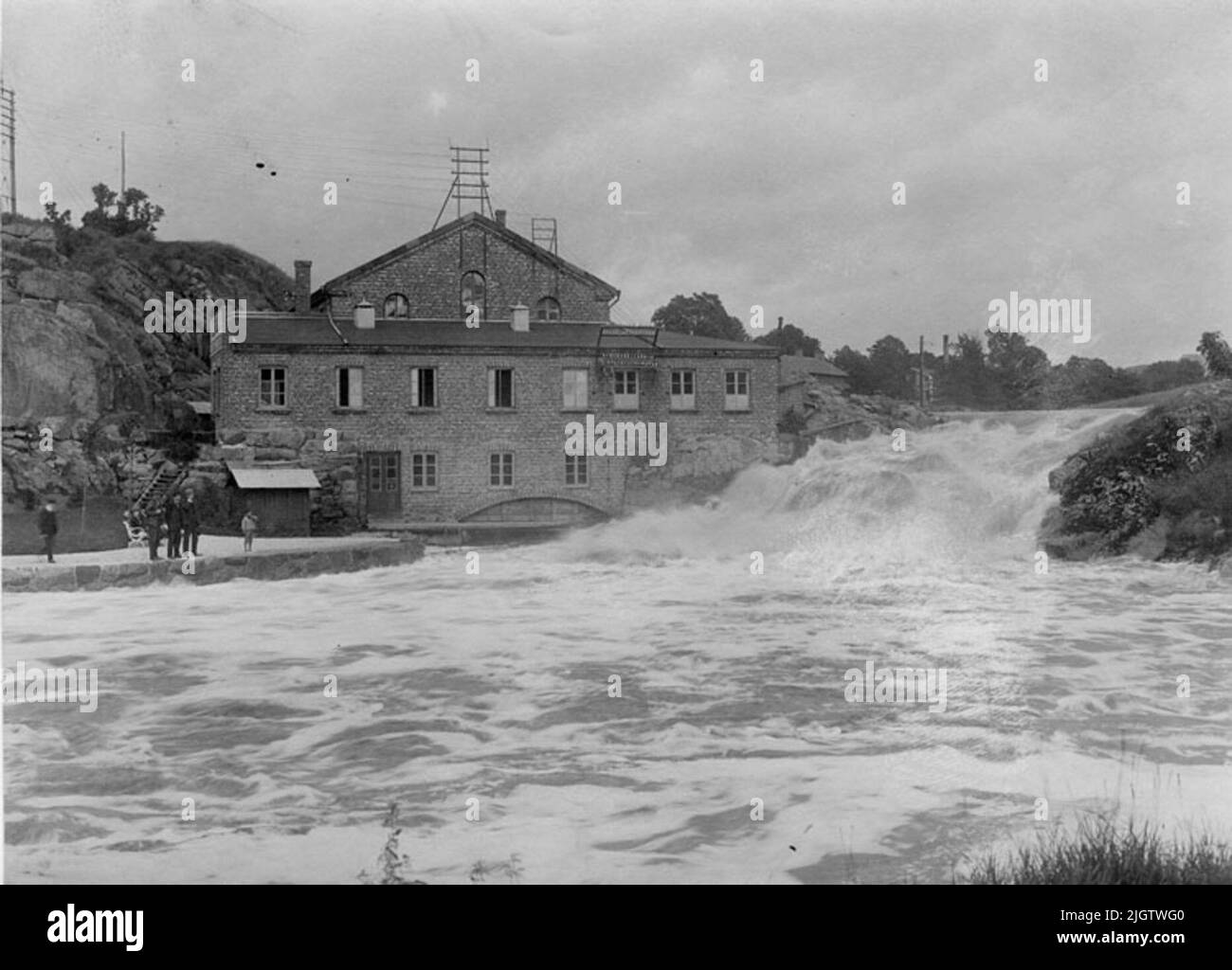 Uddevalla. L'Agenzia elettrica. Foto Stock
