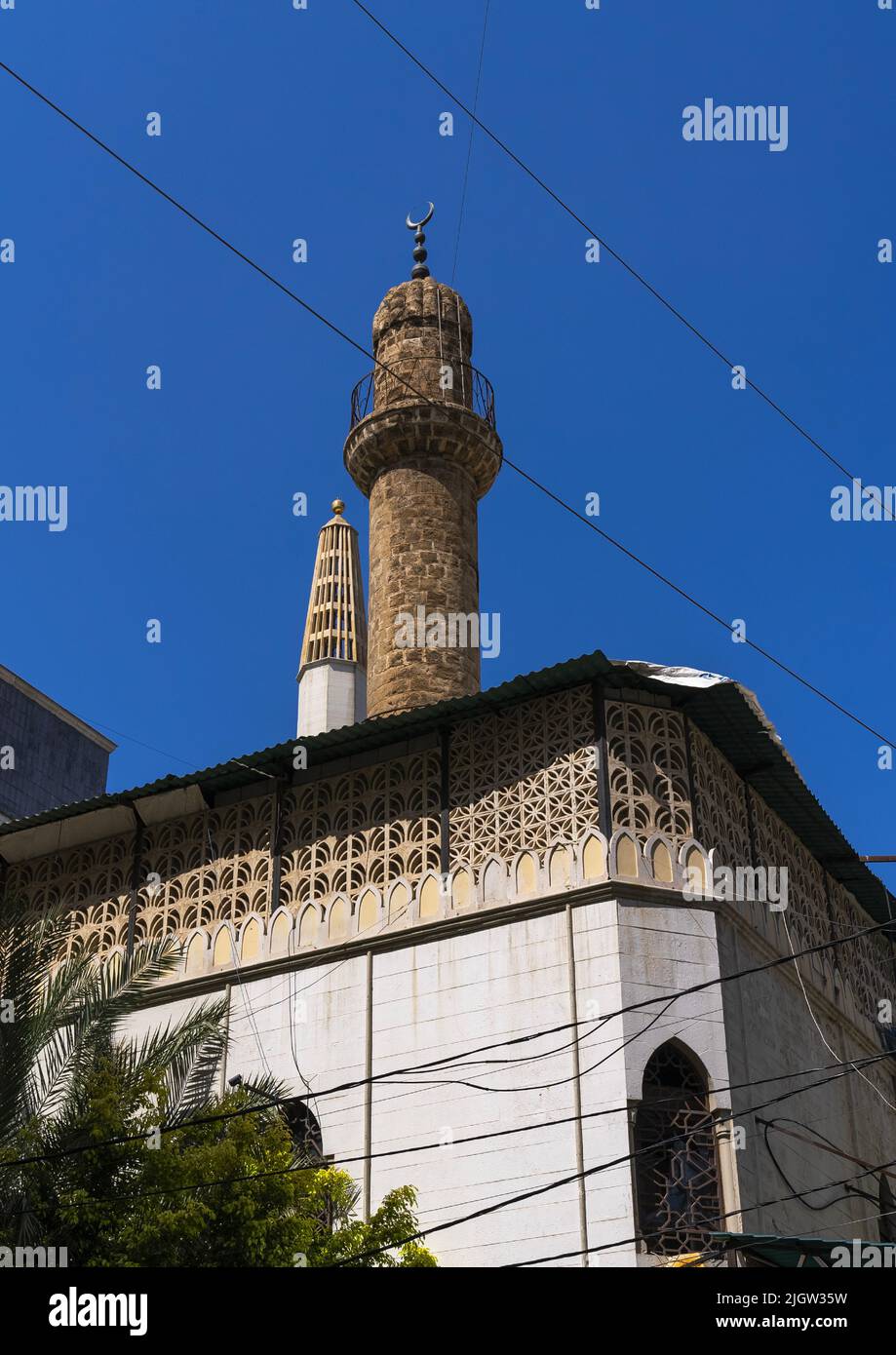 Osman ben Affam moschea, Beirut Governatorato, Beirut, Libano Foto Stock