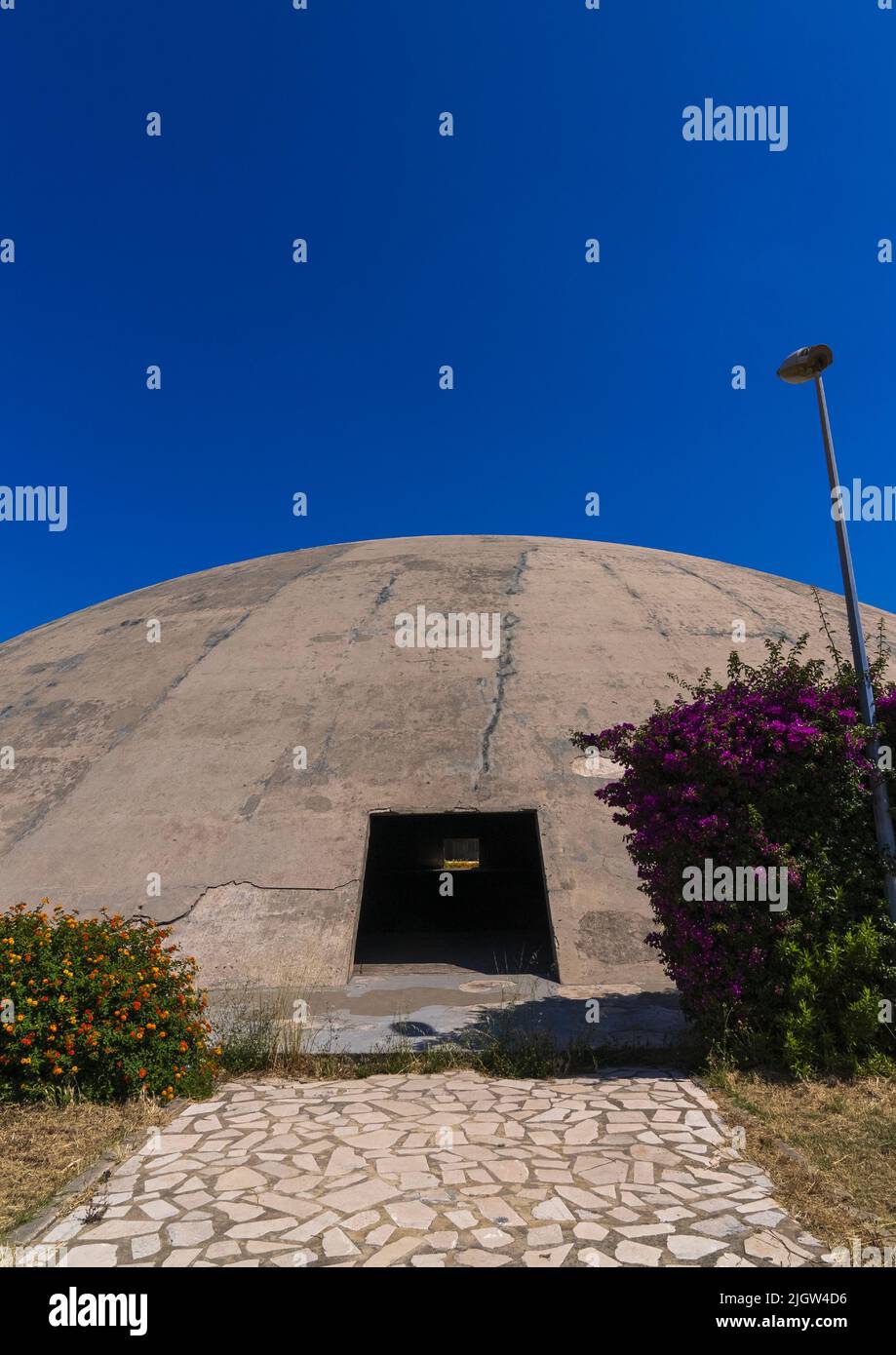 Oscar Niemeyer Teatro sperimentale a Rashid Karami International Fair, North Governorate, Tripoli, Libano Foto Stock