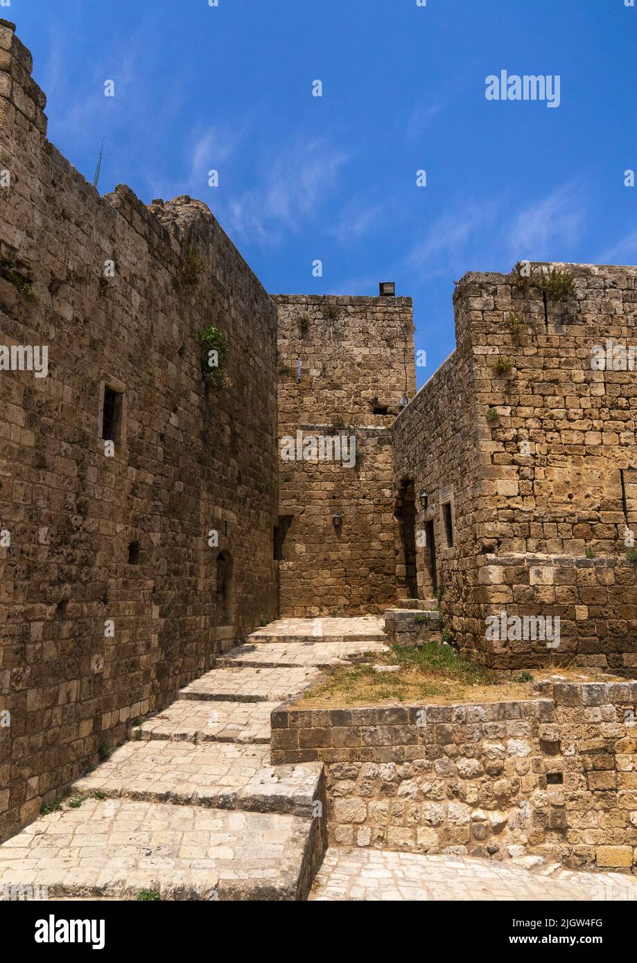 Cittadella di Raymond de Saint Gilles nella città, Governatorato del Nord, Tripoli, Libano Foto Stock