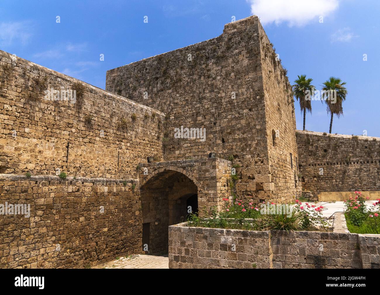 Cittadella di Raymond de Saint Gilles nella città, Governatorato del Nord, Tripoli, Libano Foto Stock