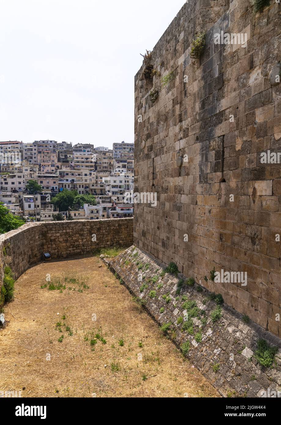 Cittadella di Raymond de Saint Gilles nella città, Governatorato del Nord, Tripoli, Libano Foto Stock
