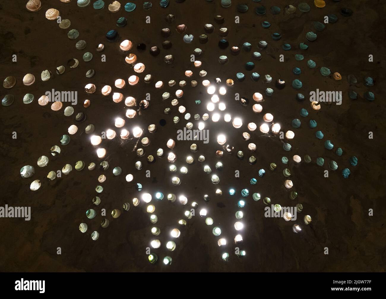 Hammam an-Nouri soffitto, governatorato del Nord, Tripoli, Libano Foto Stock