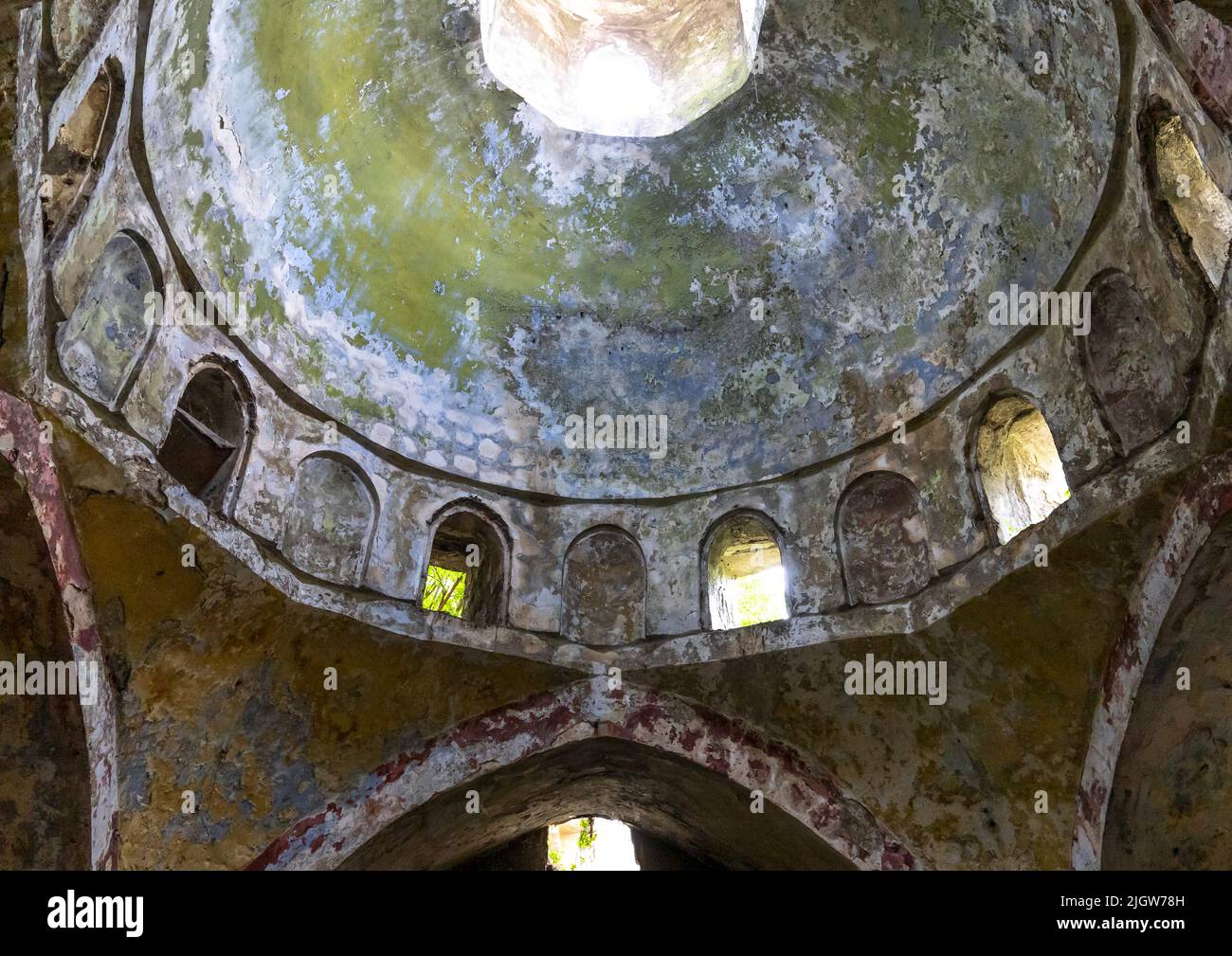Hammam an-Nouri soffitto, governatorato del Nord, Tripoli, Libano Foto Stock