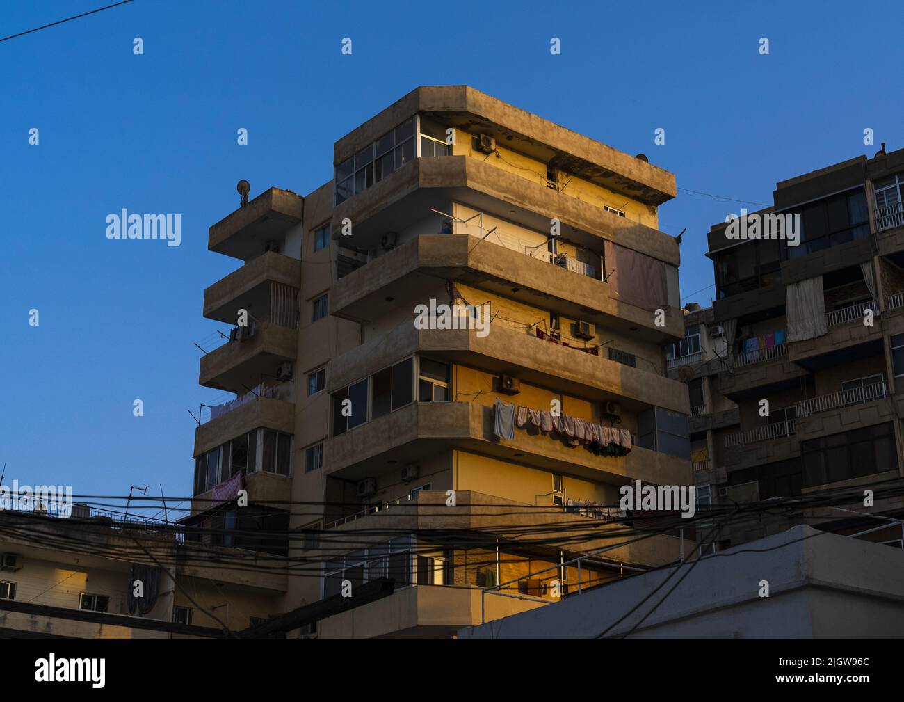 Appartamenti moderni a El Mina, Governatorato Nord, Tripoli, Libano Foto Stock