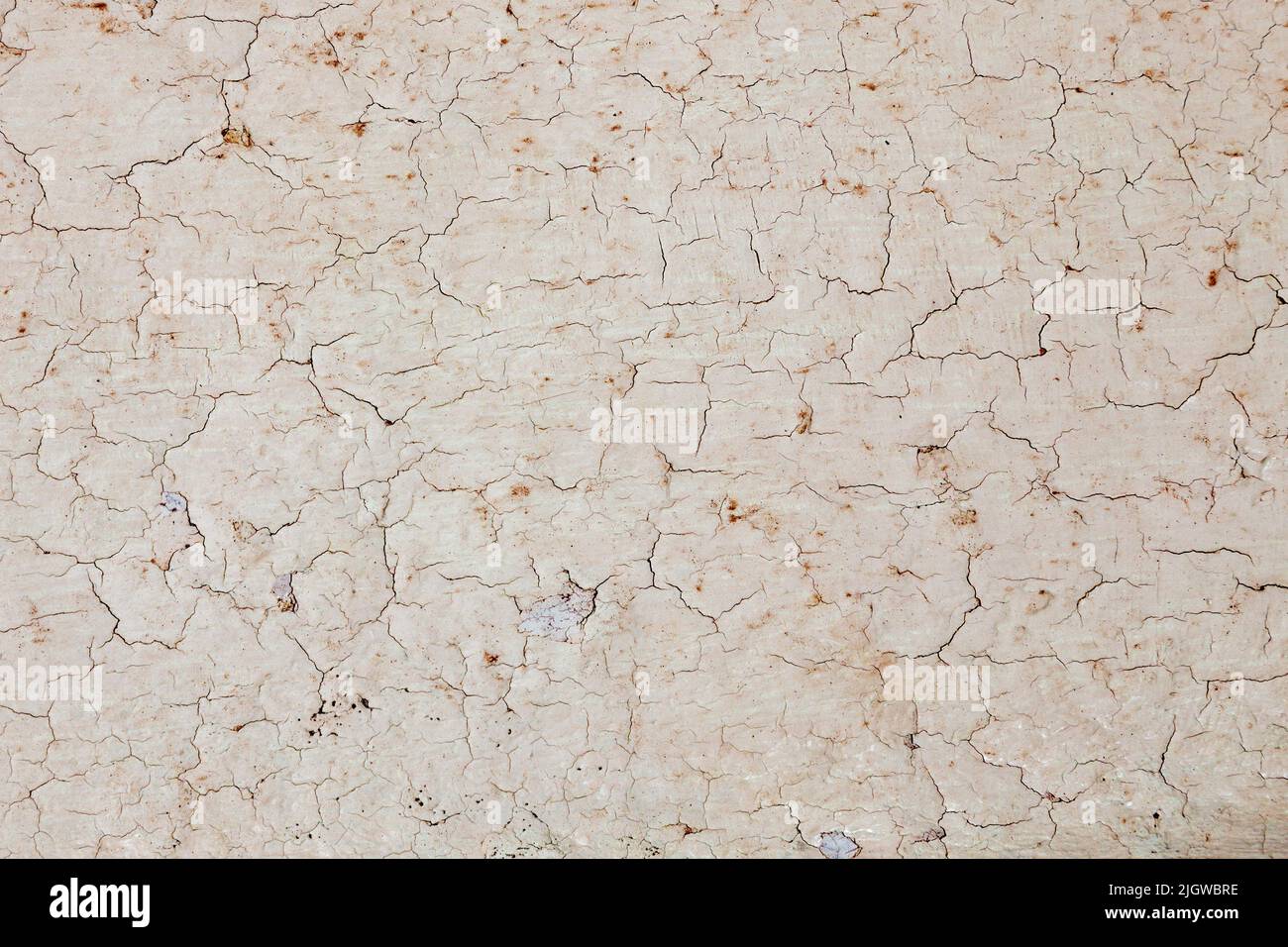 fondo di lam essiccato con crepe nella terra essiccata Foto Stock