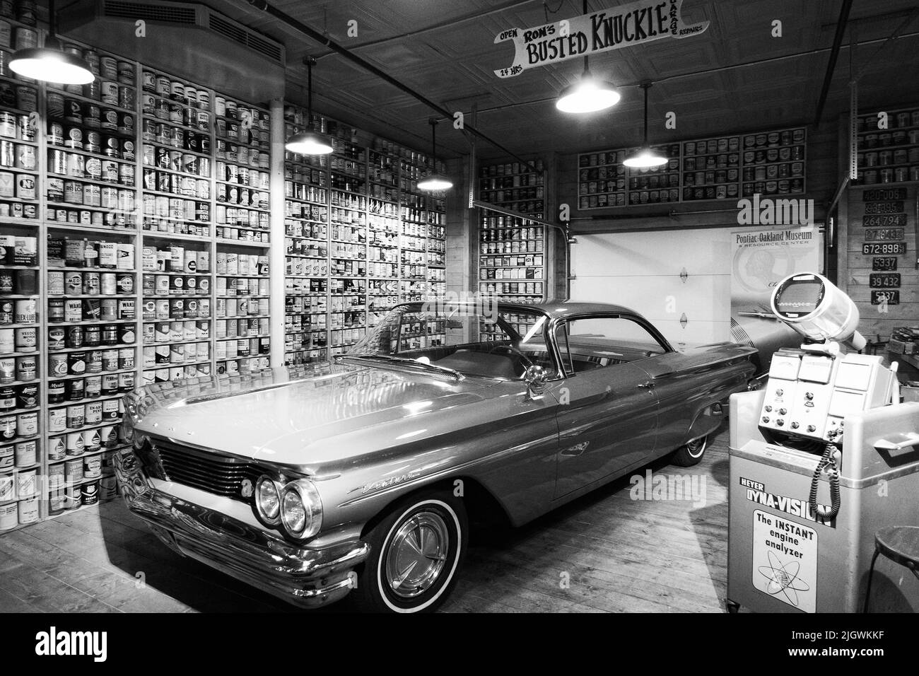 Pontiac Ventura al Pontiac Museum, Pontiac, Illinois, Stati Uniti d'America Foto Stock