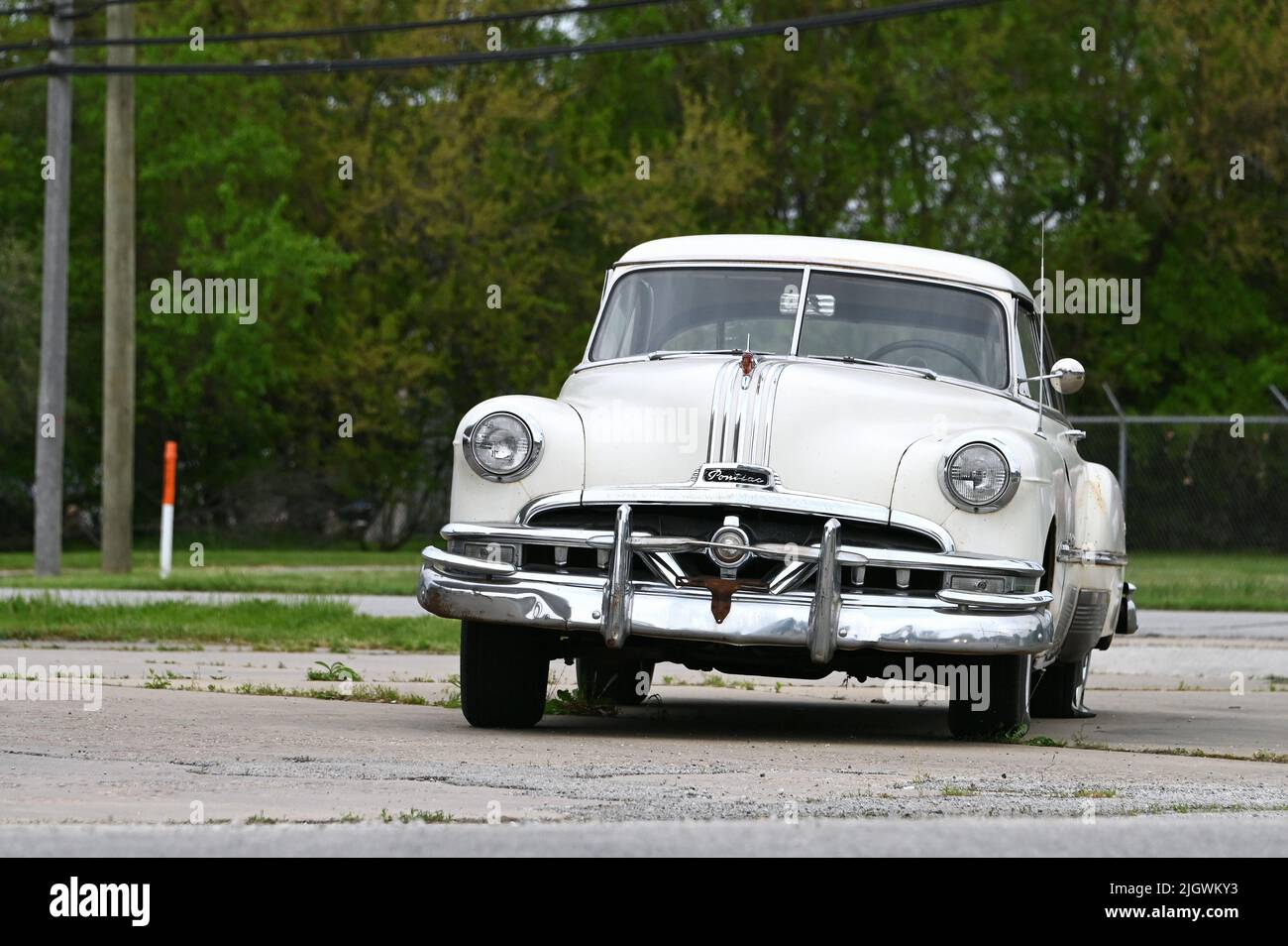 Pontiac modello otto, Pontiac, Illinois, Stati Uniti d'America Foto Stock