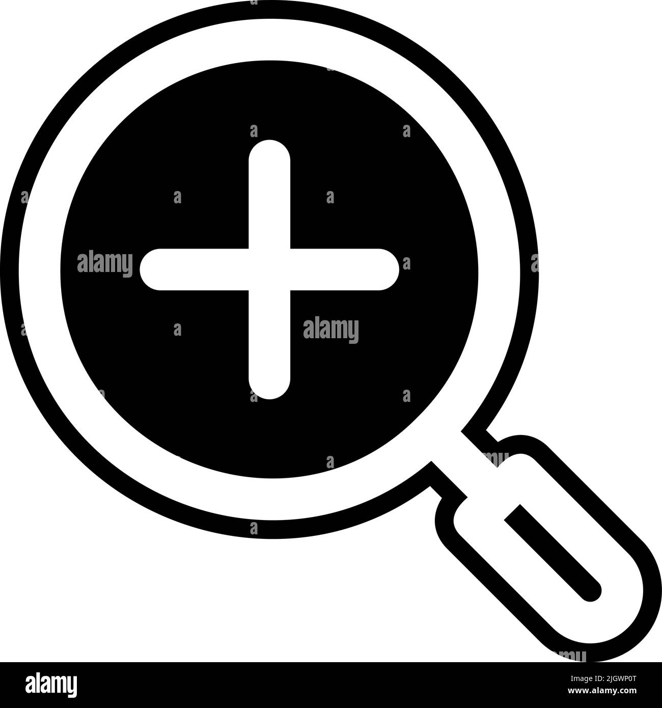 Icona Aggiungi ricerca . Illustrazione Vettoriale