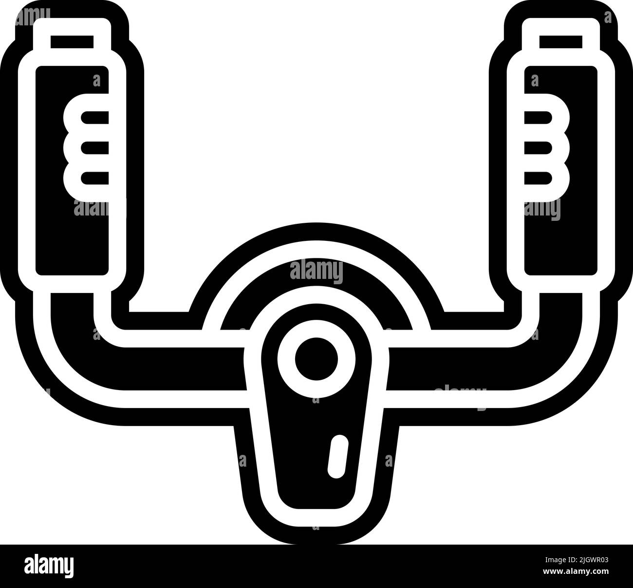 Icona sul volante AirPort . Illustrazione Vettoriale
