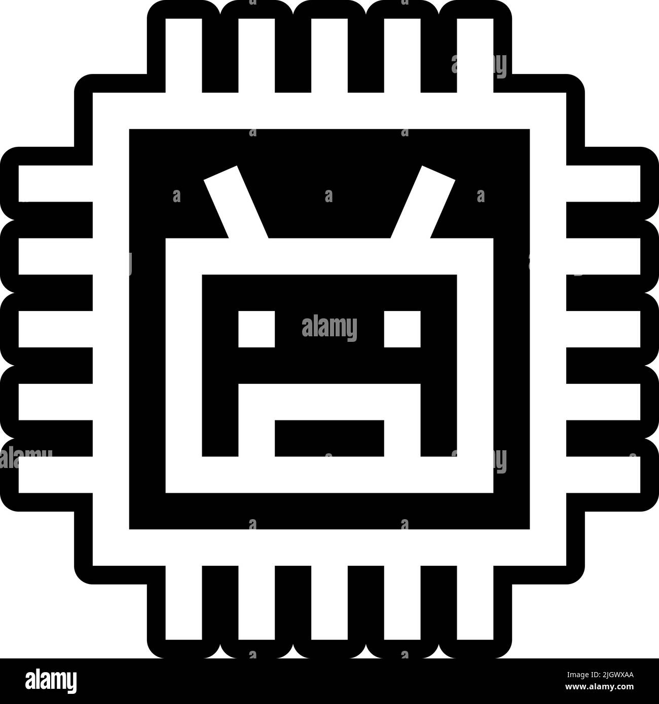 Economia circolare ai icona . Illustrazione Vettoriale