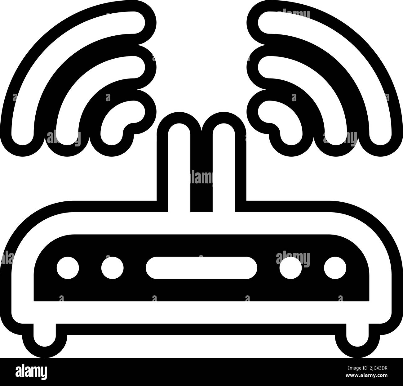 Icona wi-fi dello spazio di lavoro . Illustrazione Vettoriale