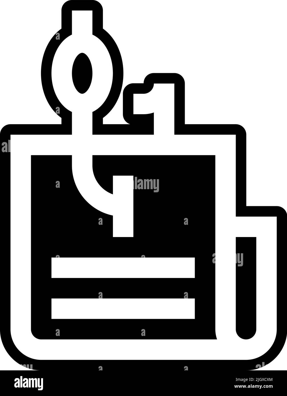 Falso notizie esca icona . Illustrazione Vettoriale