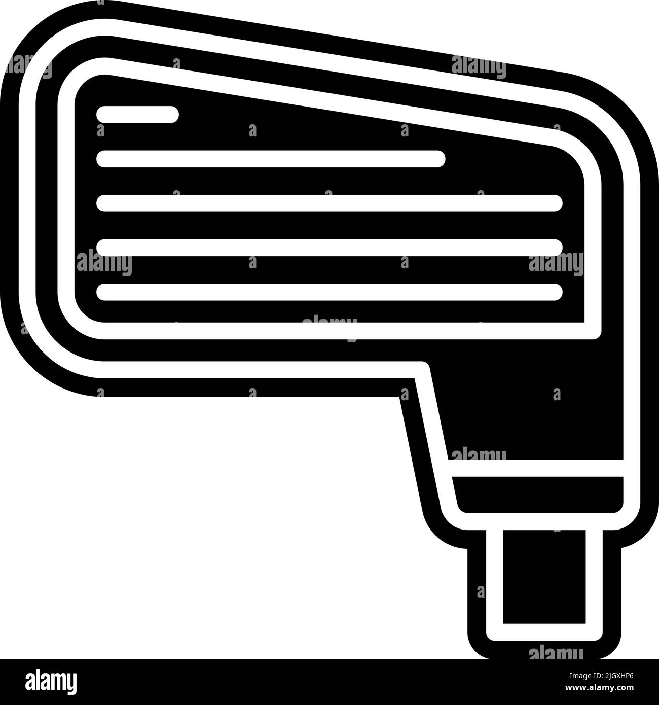 Icona del putter di golf. Illustrazione Vettoriale