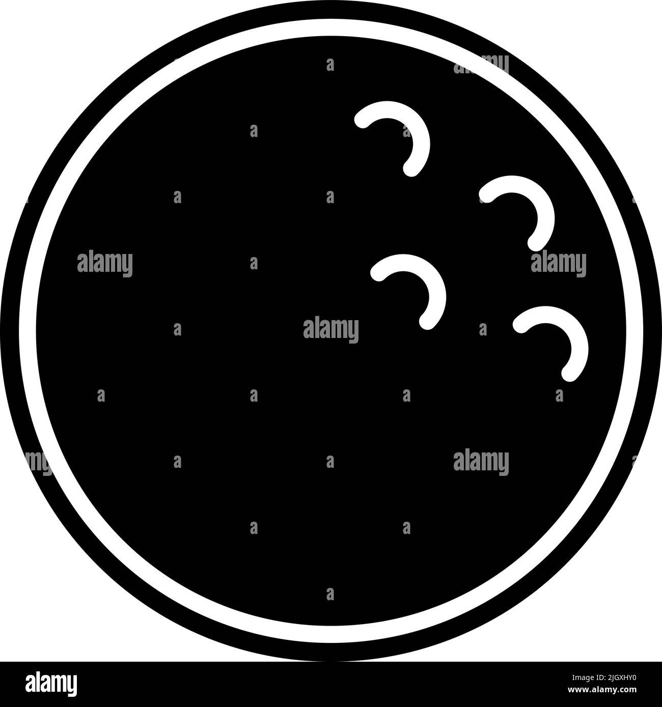 Icona palla da golf . Illustrazione Vettoriale