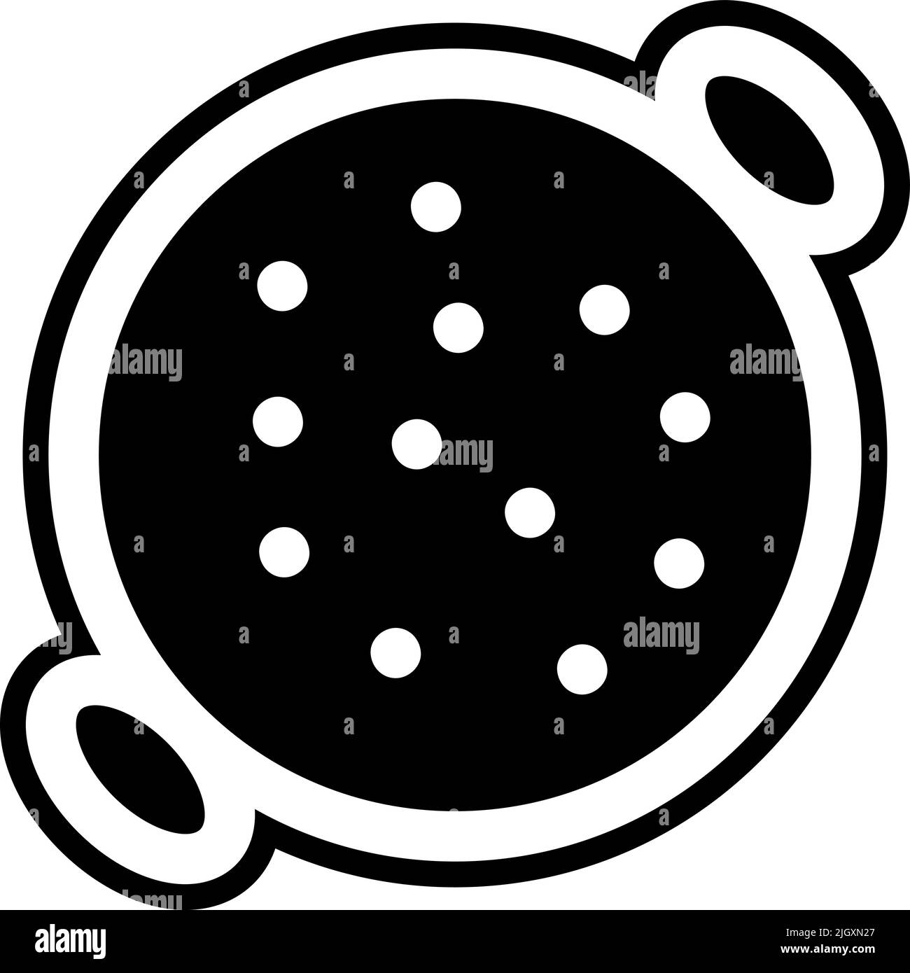 Hindu food chana masala icona . Illustrazione Vettoriale