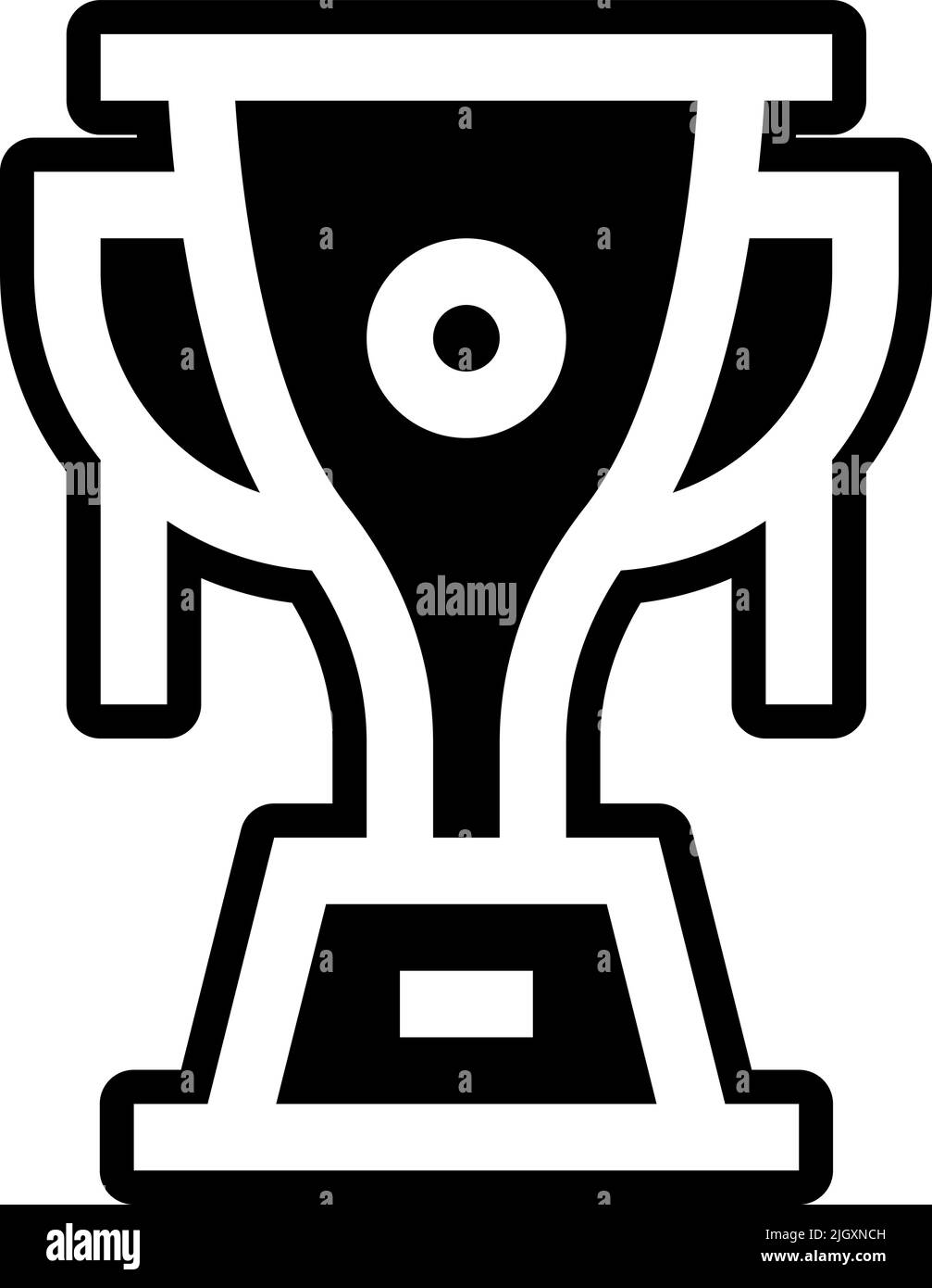 Icona trofeo scuola superiore . Illustrazione Vettoriale