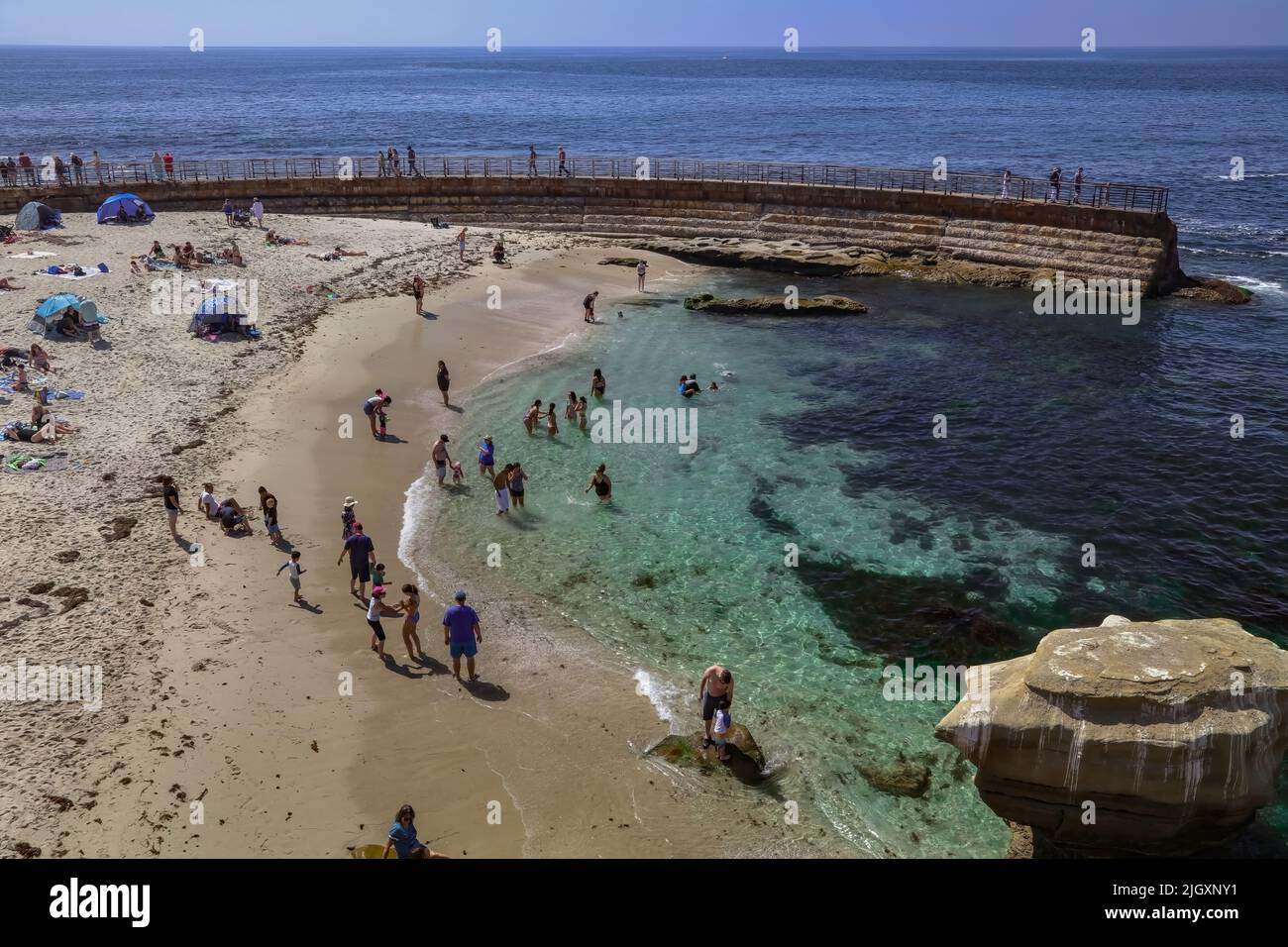 La Jolla Beach, San Diego, California Foto Stock