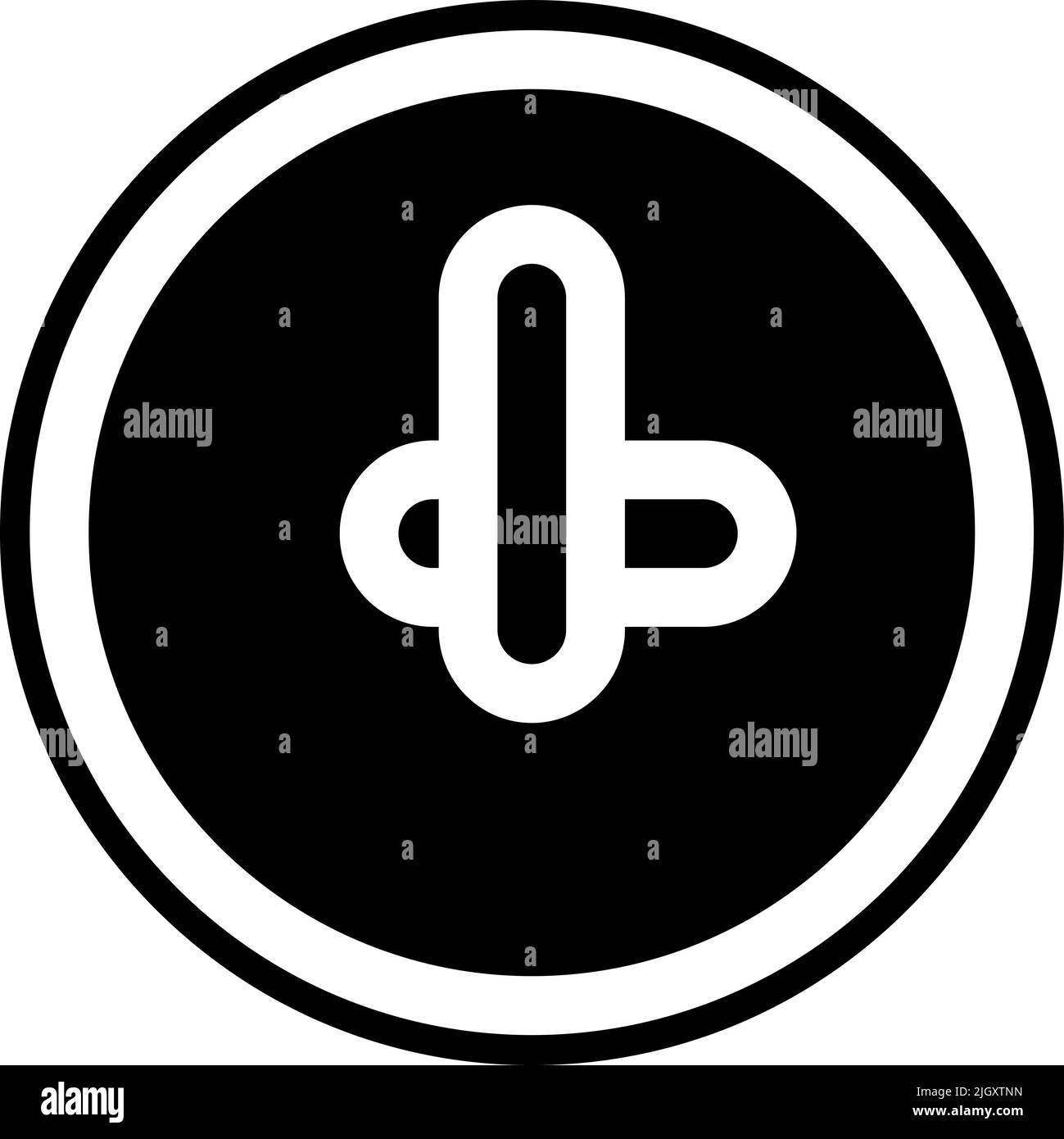 Icona orologio asilo . Illustrazione Vettoriale