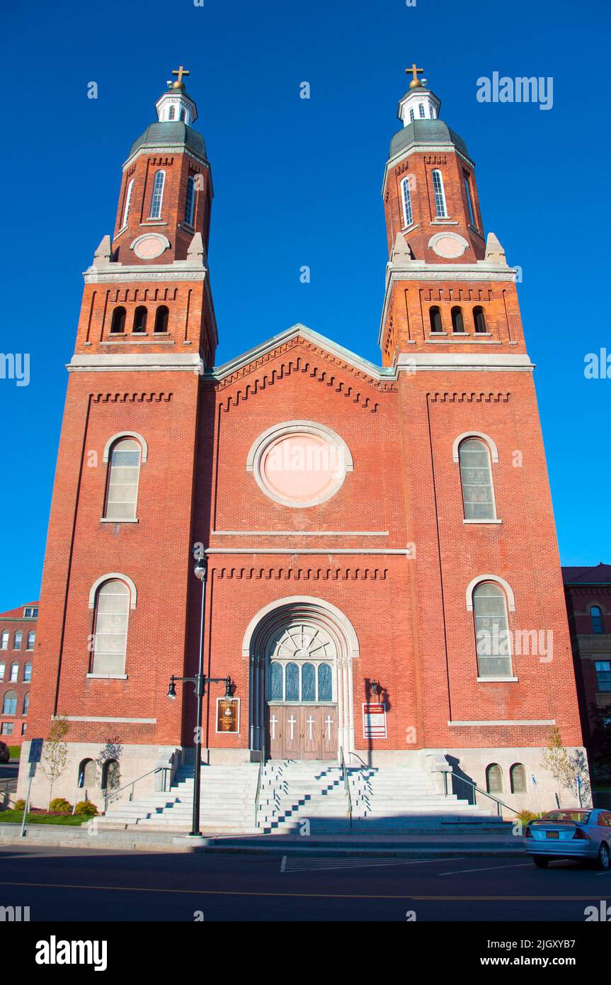 Presunzione Chiesa al 812 N Salina Street a Syracuse, New York state NY, USA. Ora questo edificio è il St. Francis College e Convento. Foto Stock