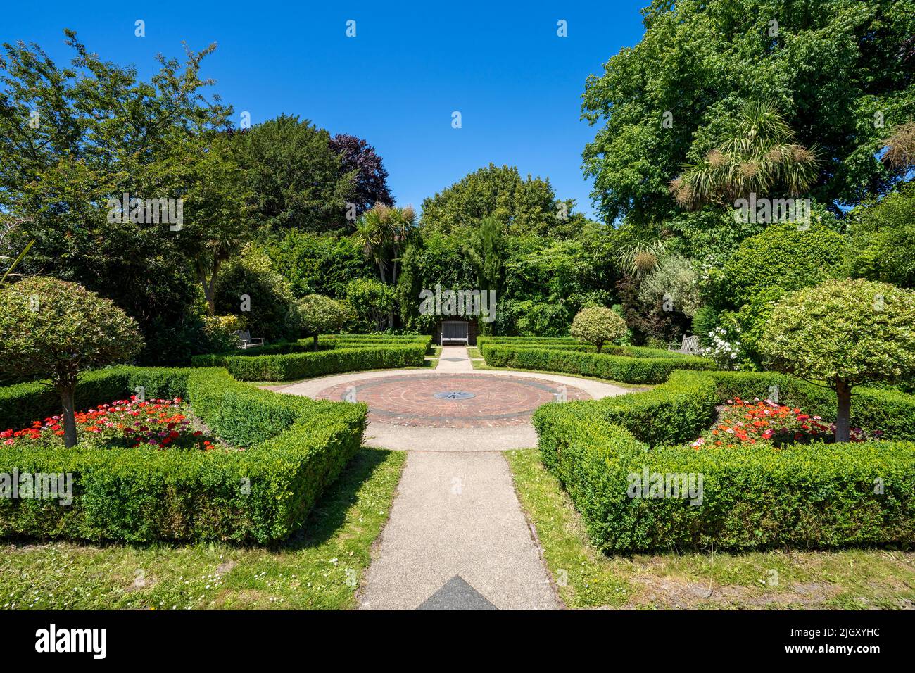 I Giardini dei Fiori a Southover Grange, Lewes, East Sussex, Regno Unito Foto Stock