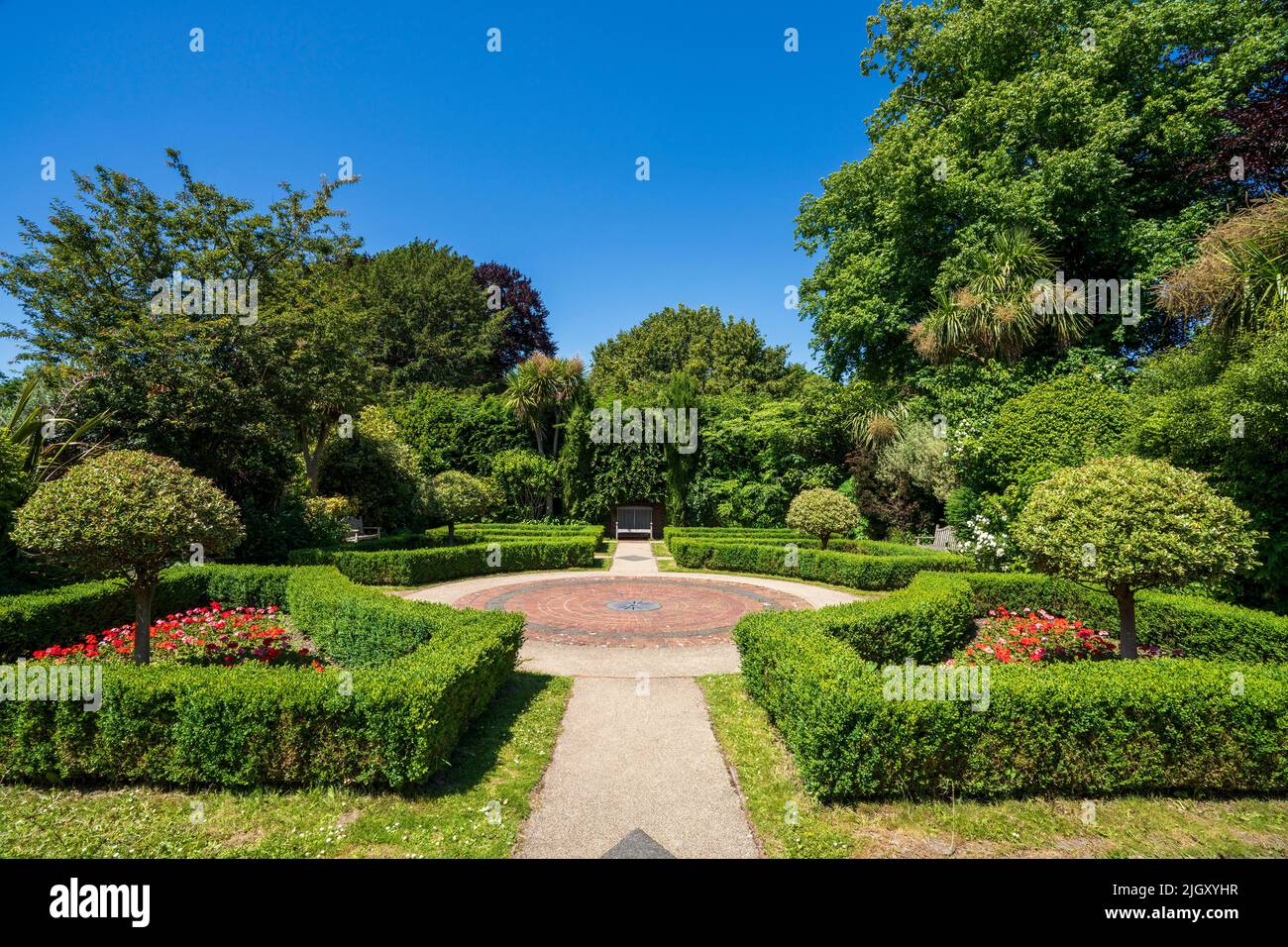 I Giardini dei Fiori a Southover Grange, Lewes, East Sussex, Regno Unito Foto Stock