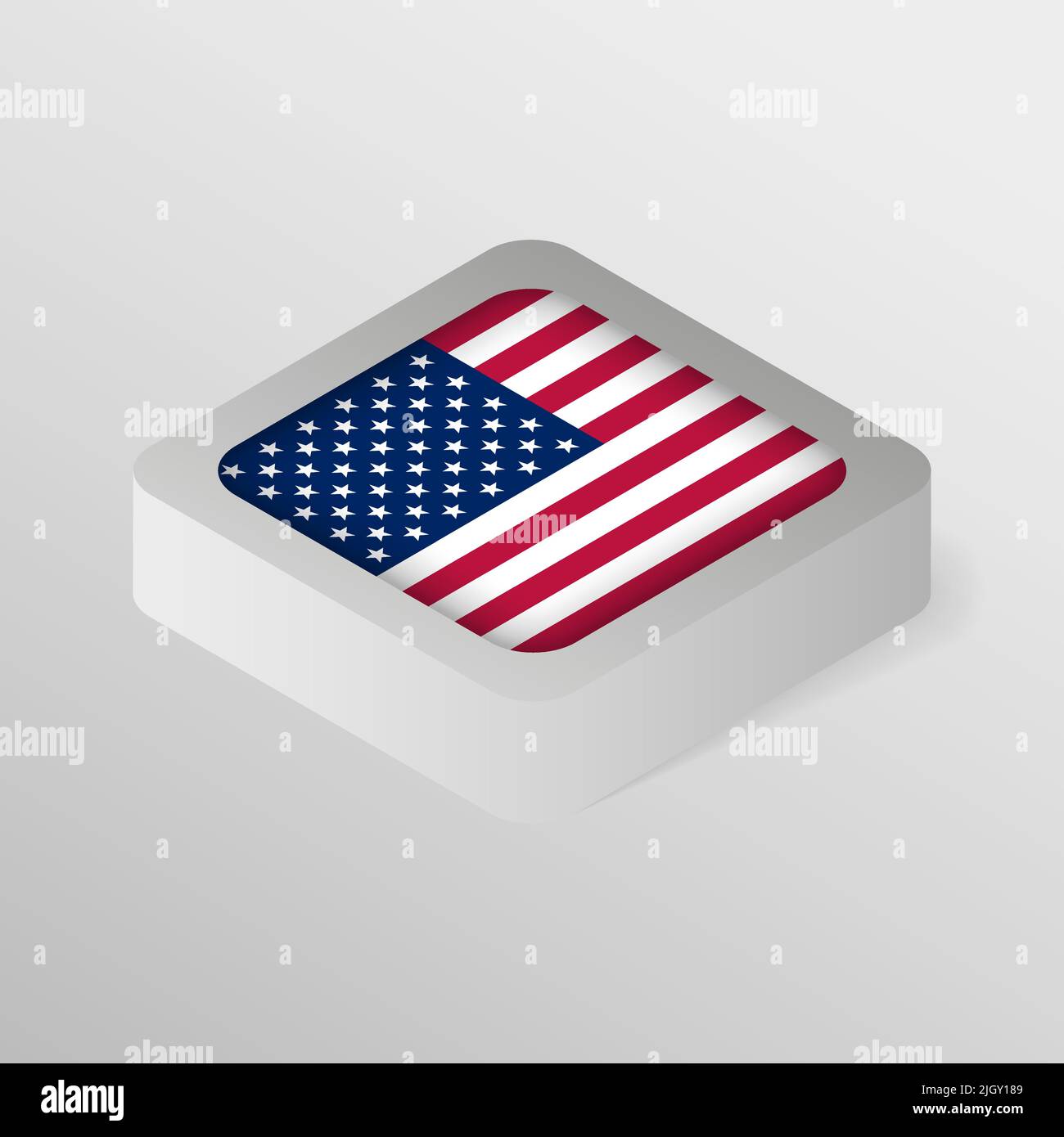 EPS10 Vector Patriotic Shield con bandiera degli Stati Uniti d'America. Un elemento di impatto per l'uso che si desidera fare di esso. Illustrazione Vettoriale