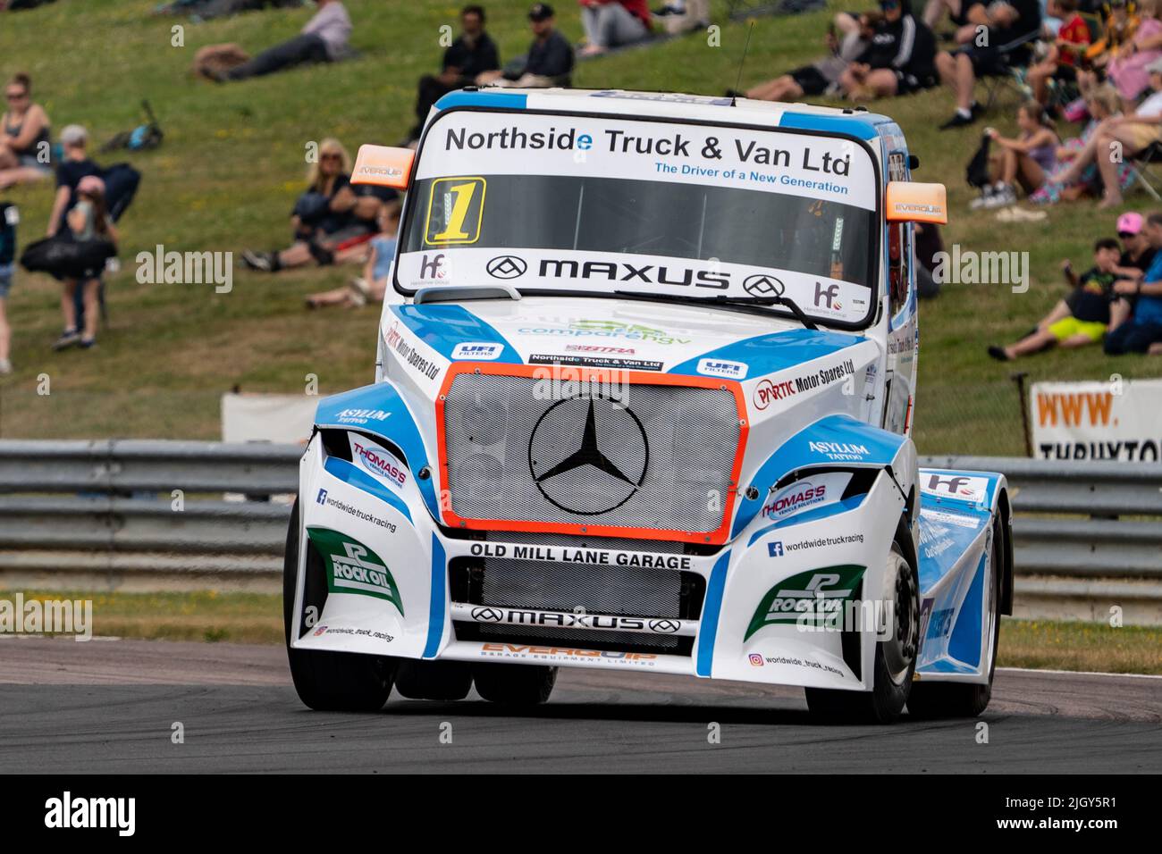British Truck Racing Championship Thruxton Luglio 2022 Foto Stock