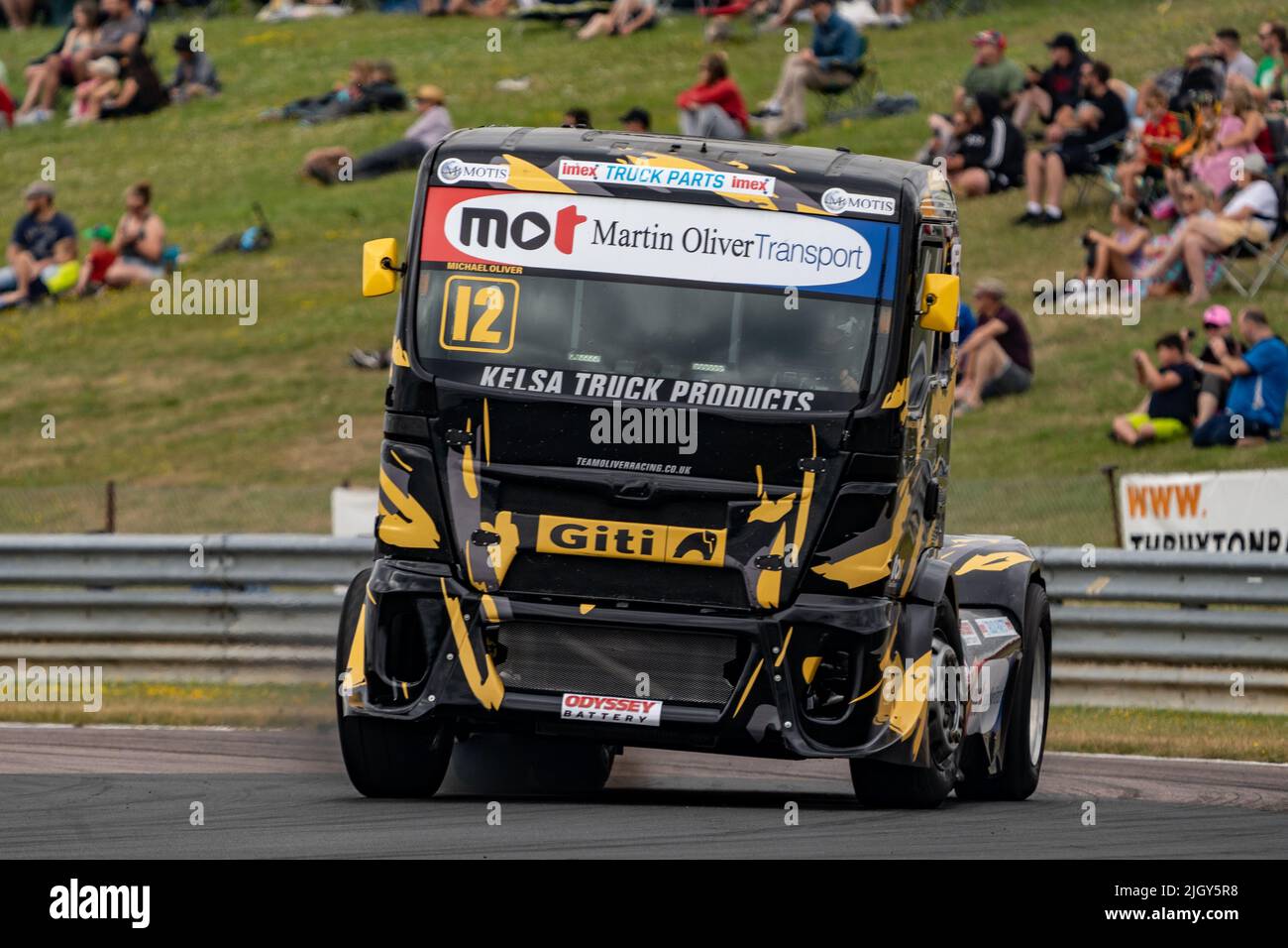 British Truck Racing Championship Thruxton Luglio 2022 Foto Stock