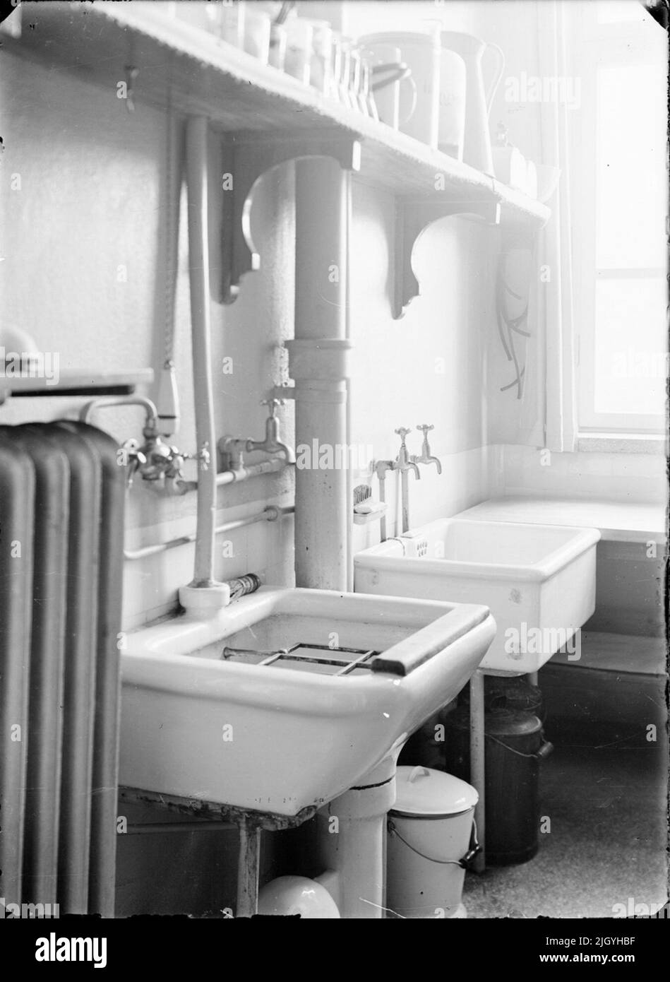 Laser di Östhammar - stanza di risciacquo, Uppland. Laser di Östhammar - stanza di risciacquo, Uppland Foto Stock