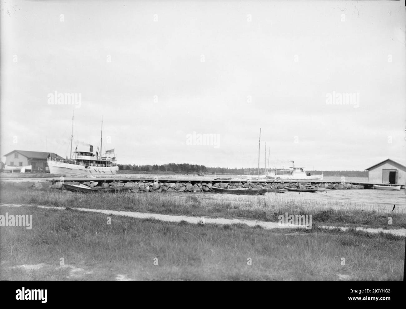 Spedizione presso Östhammarsfjärden ”, Östhammar, Uppland. Spedizione presso Östhammarsfjärden ”, Östhammar, Uppland Foto Stock