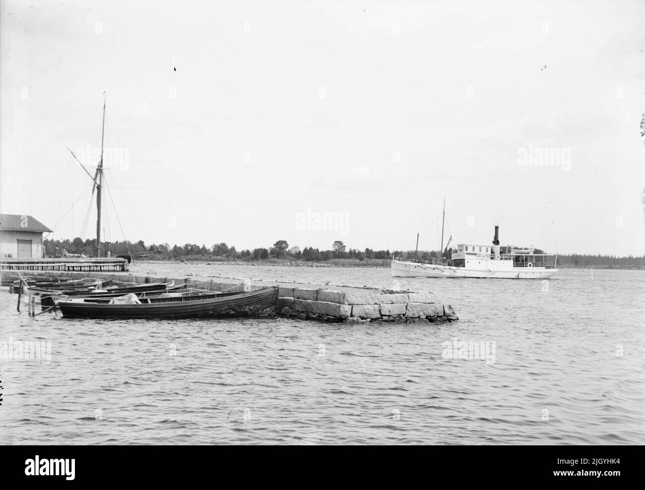 Vaporizzatori sulla parte a Östhammar ', Uppland. Vaporizzatori sulla parte a Östhammar ', Uppland Foto Stock