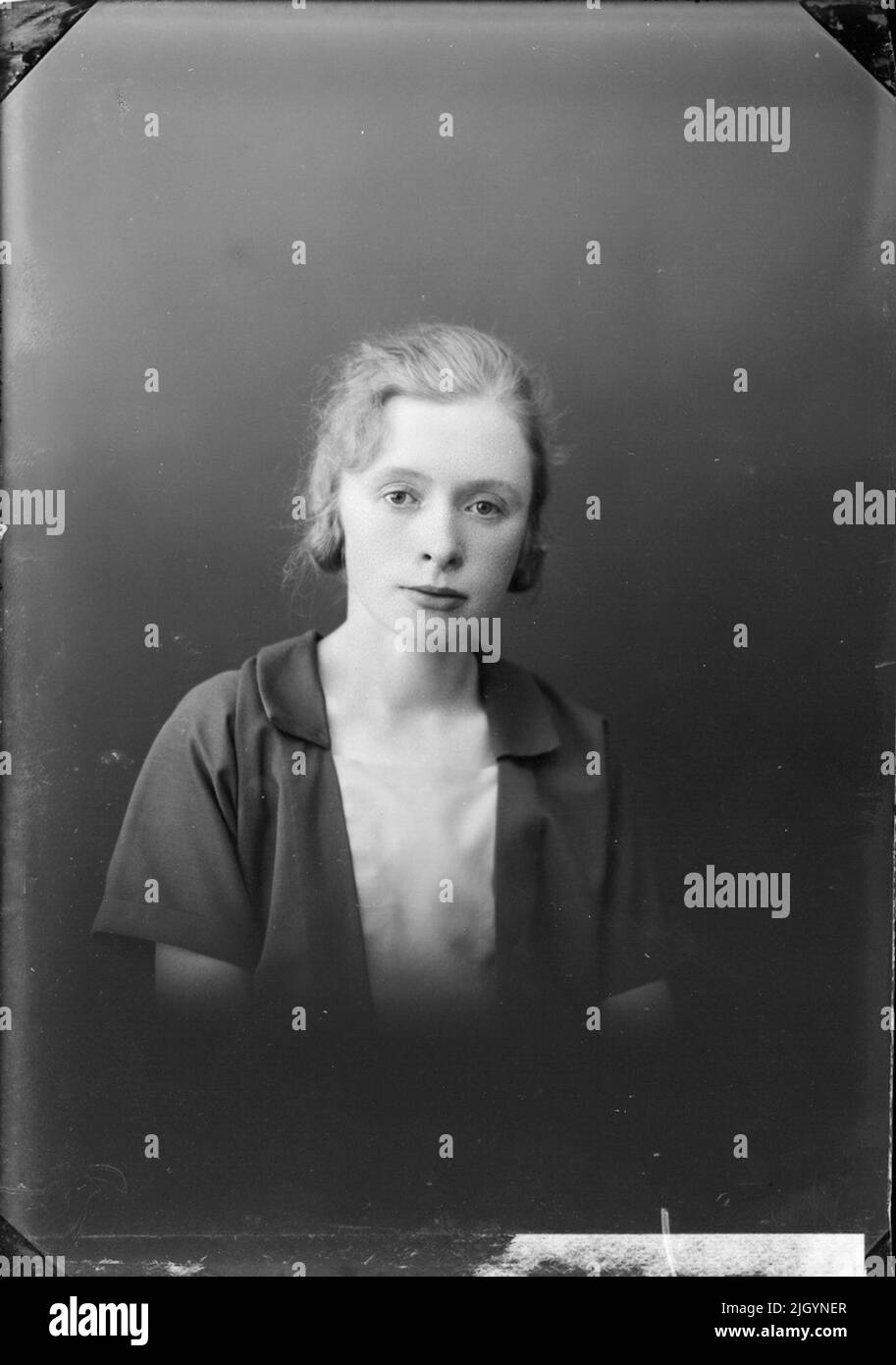 Donna, Östhammar, Uppland. Evento storico, nome legato a Objek: Eriksson, Ada Foto Stock