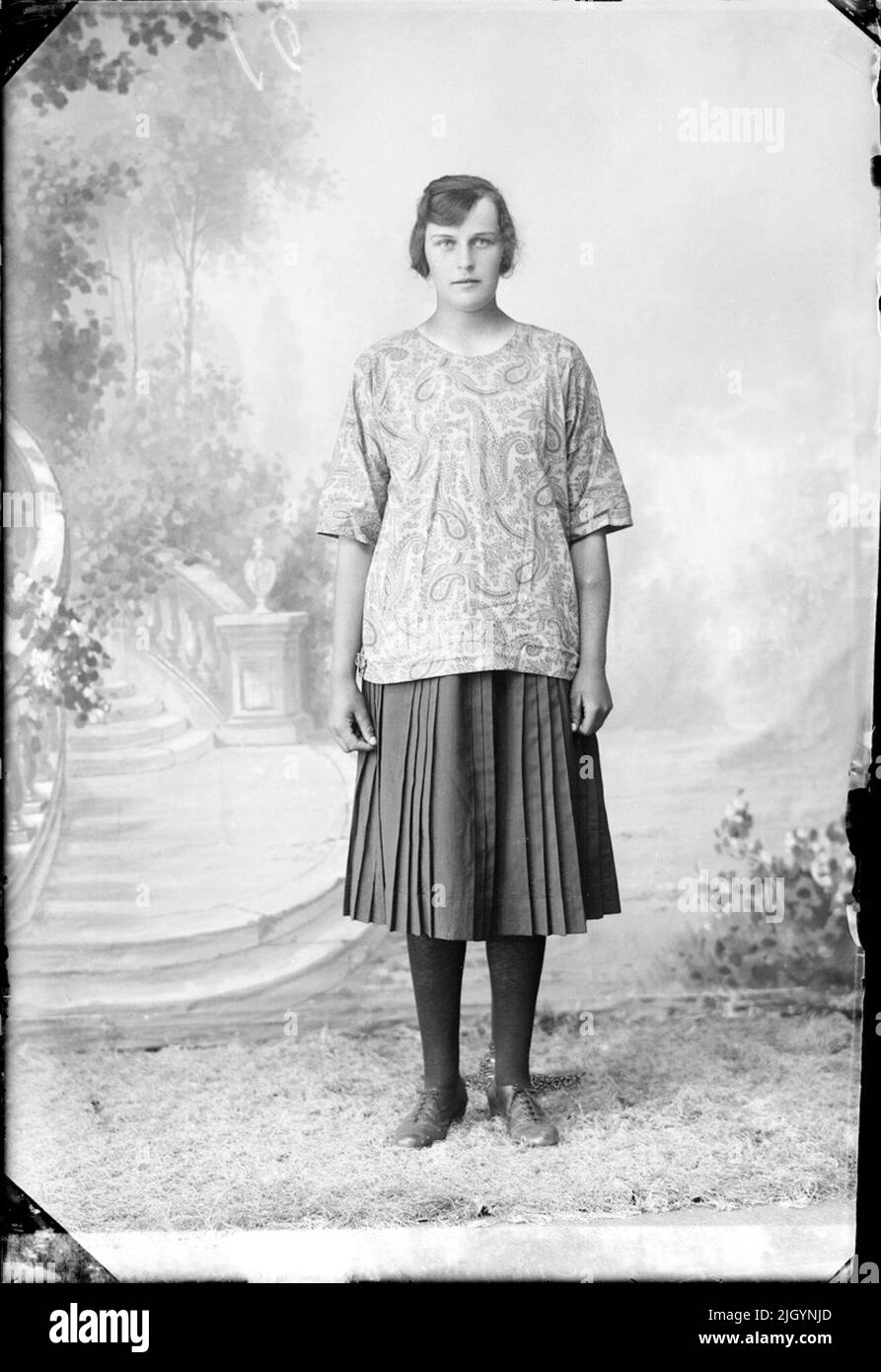 Donna, Östhammar, Uppland. Evento storico, nome legato a Objek: G, Agda Foto Stock