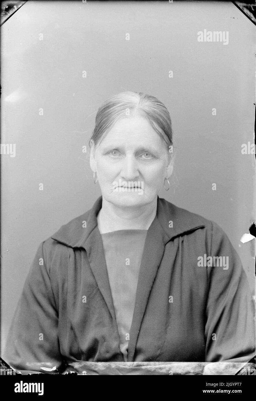 Donna, Östhammar, Uppland. Evento storico, nome legato a Objek: Fredriksson, Anna Foto Stock