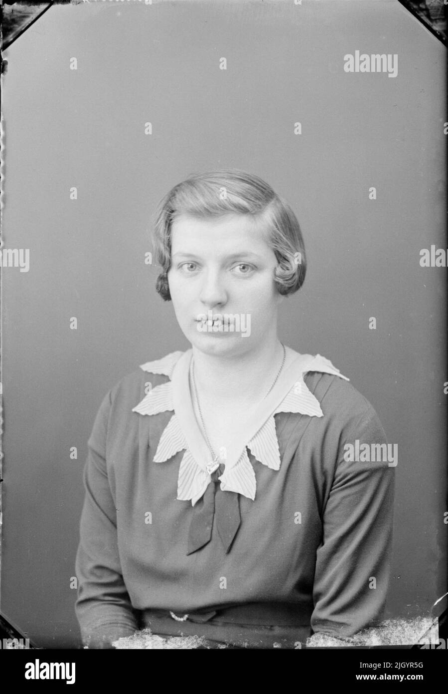 Donna, Östhammar, Uppland. Evento storico, nome legato a Objek: Jansson, Margit Foto Stock