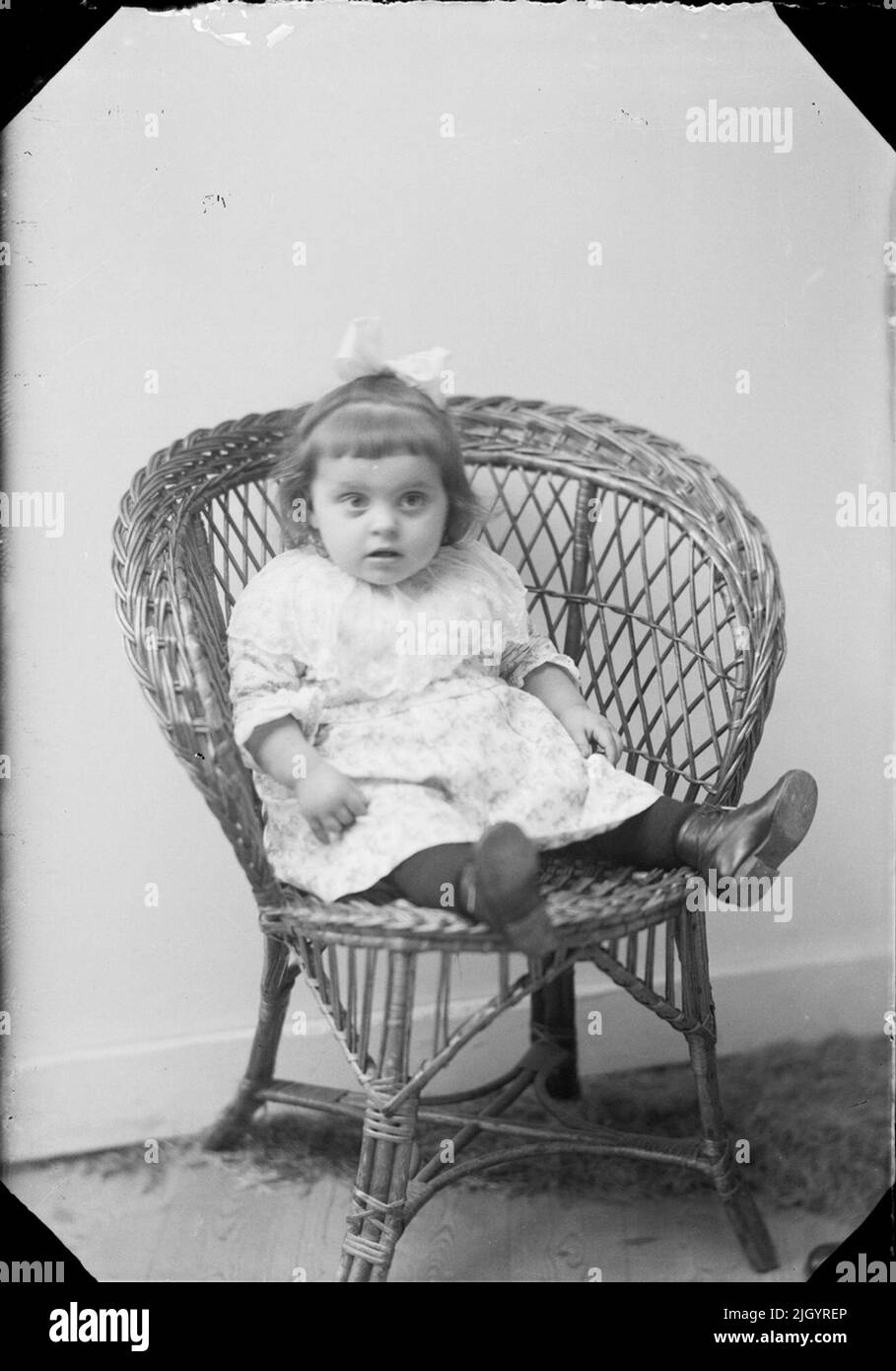 Ritratto per bambini, Östhammar, Uppland. Evento storico, nome legato a Objek: Holmgren, Maria Foto Stock