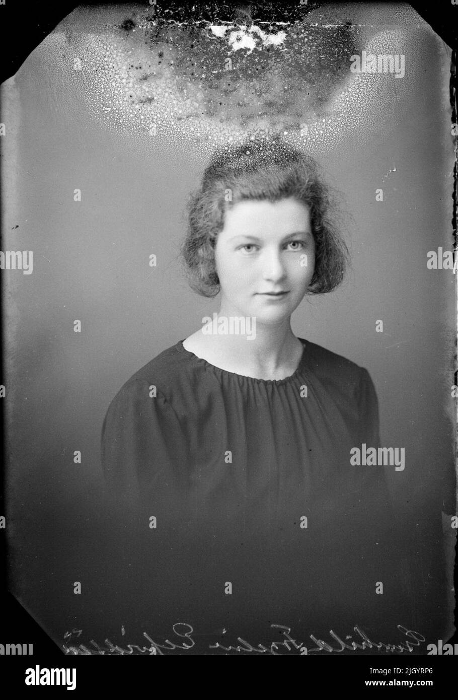 Donna, Östhammar, Uppland. Evento storico, nome legato a Objek: Fogelin, Gunhild Foto Stock